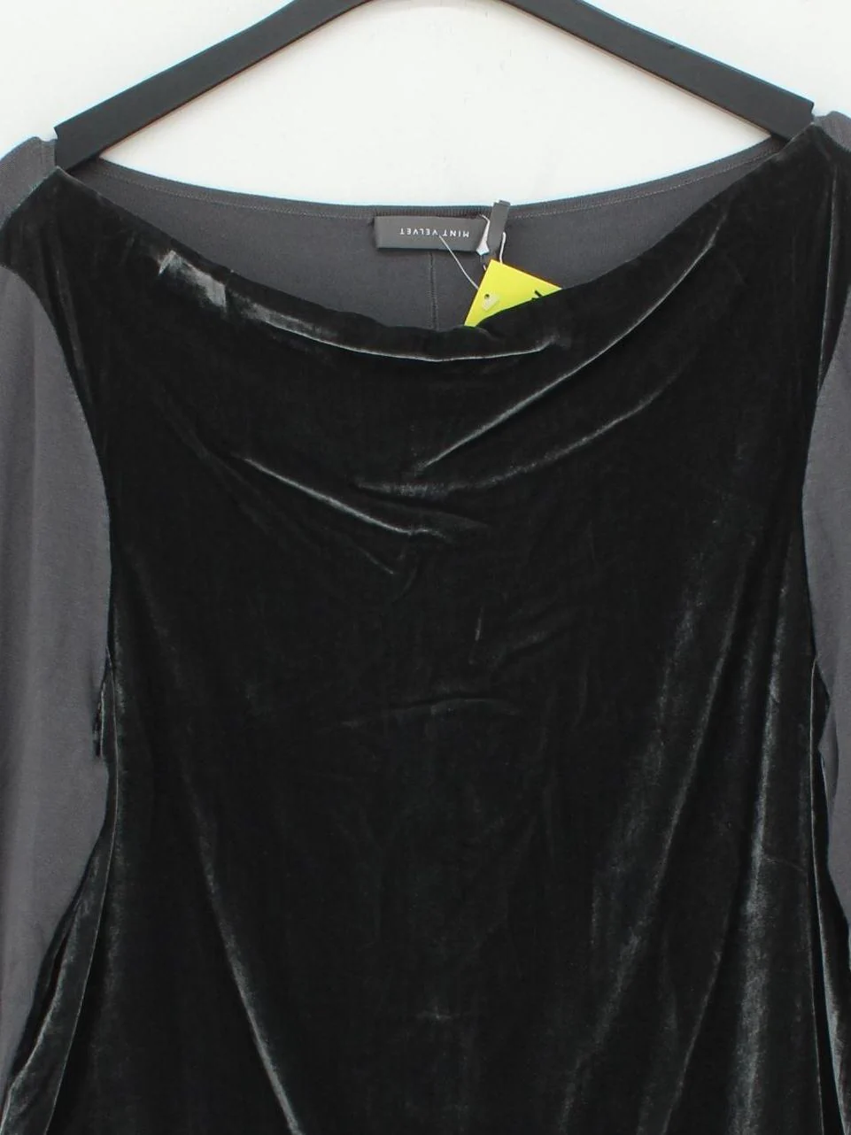 Mint Velvet Women's Top UK 18 Grey Viscose with Silk, Cotton, Elastane Tunic - Image 3