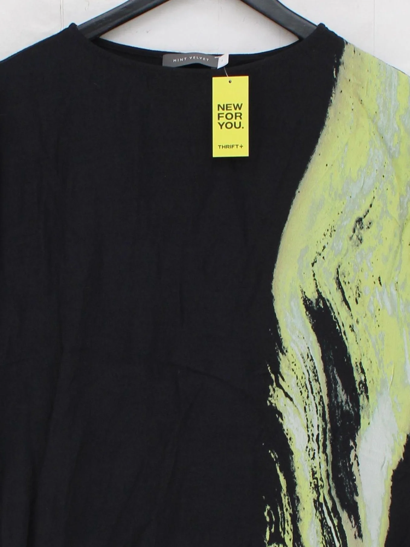 Mint Velvet Women's Top UK 8 Black 100% Other Basic - Image 3