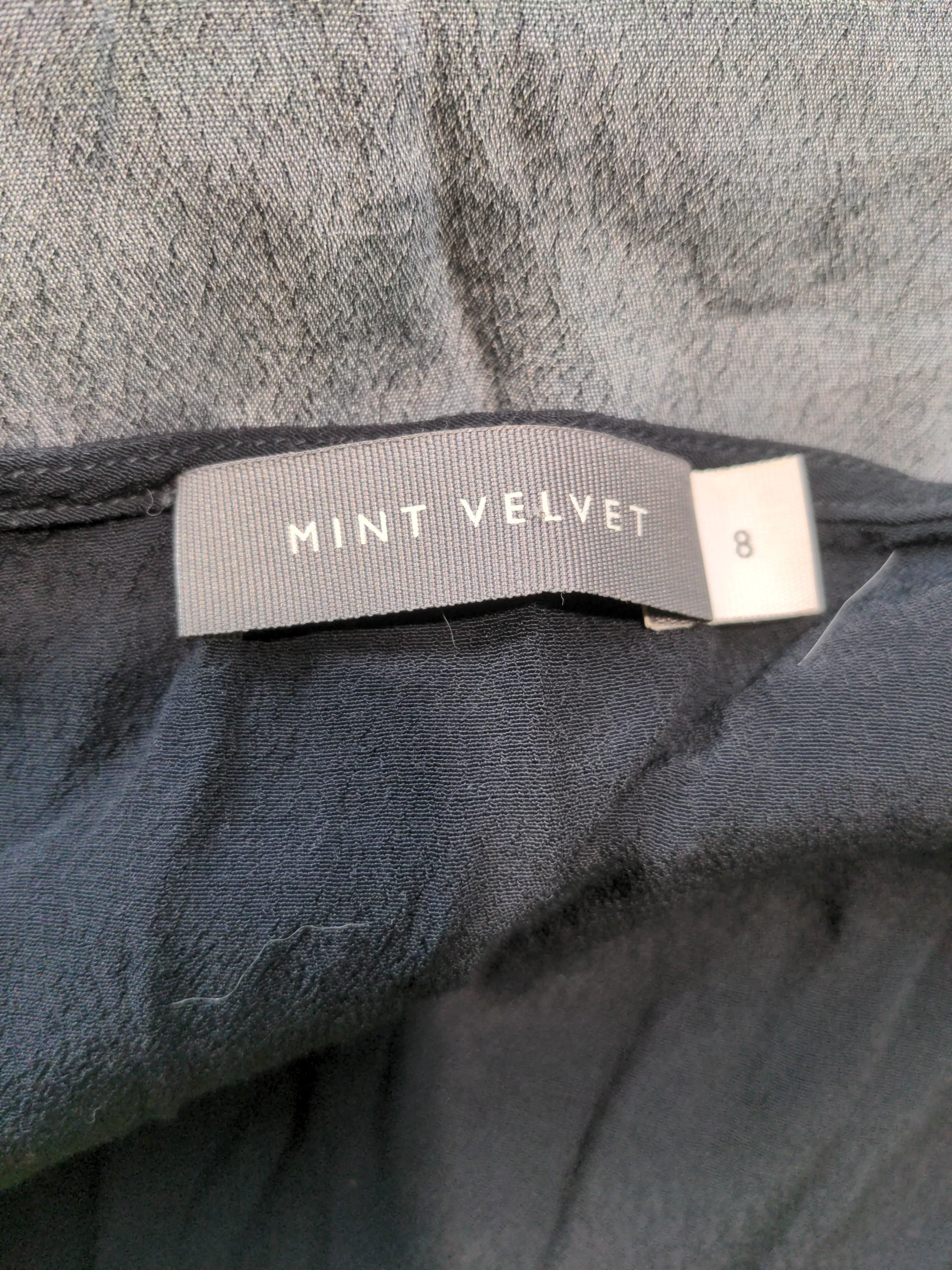 Mint Velvet Women's Top UK 8 Black 100% Other Basic - Image 5
