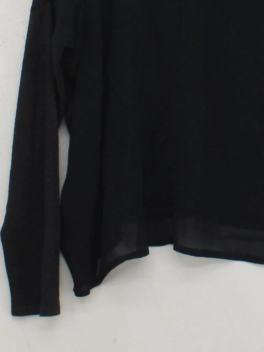 Mint Velvet Women's Top UK 8 Black Polyester with Viscose, Elastane Basic - Image 4