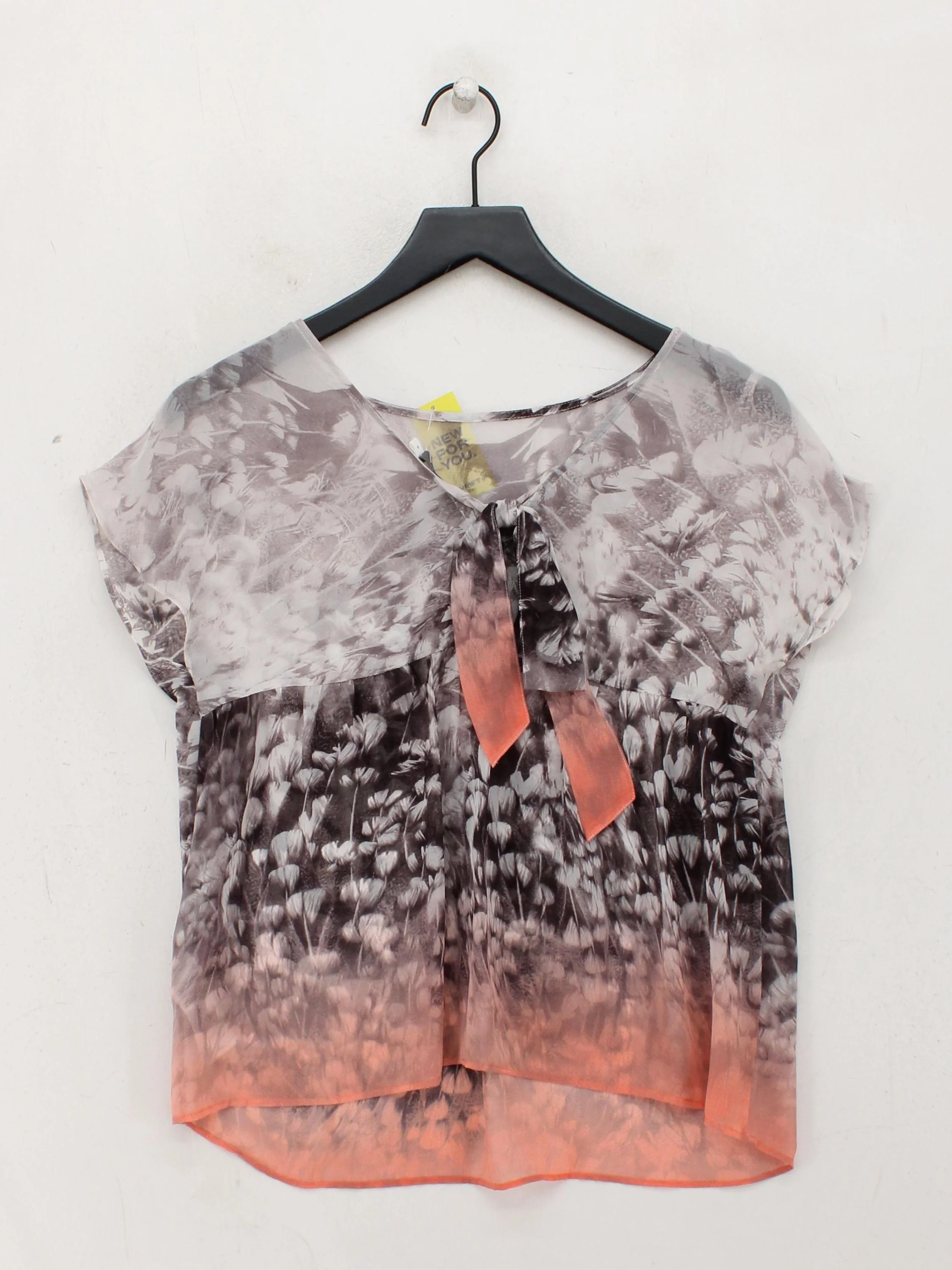 Mint Velvet Women's Top UK 8 Multi 100% Polyester Short Sleeve Round Neck Basic - Image 2