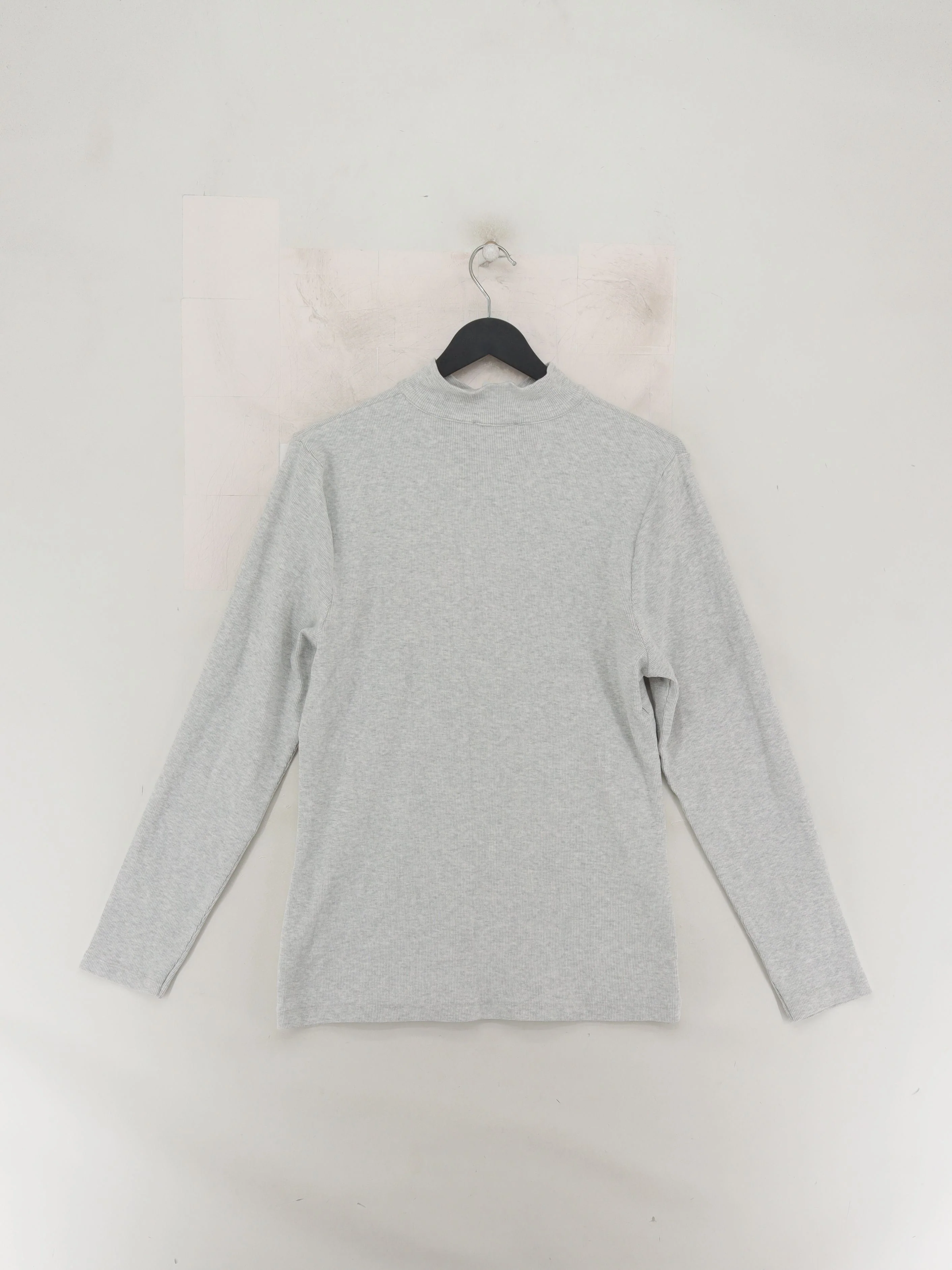 Mint Velvet Women's Top XL Grey Cotton with Polyester, Elastane Jersey - Image 2