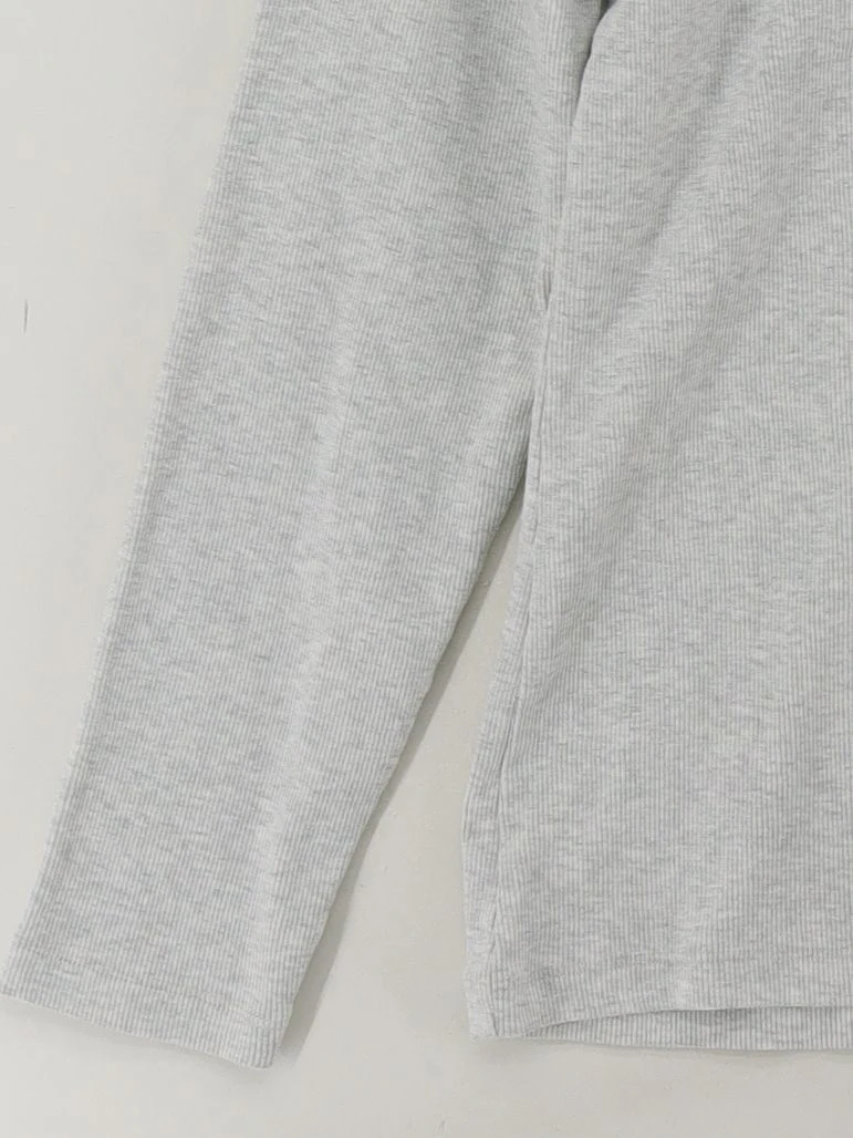 Mint Velvet Women's Top XL Grey Cotton with Polyester, Elastane Jersey - Image 4