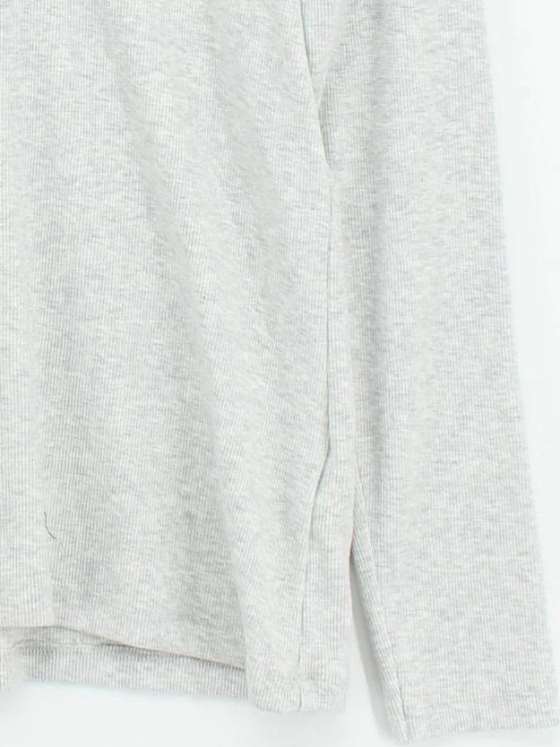 Mint Velvet Women's Top XL Grey Cotton with Polyester, Elastane Jersey - Image 4