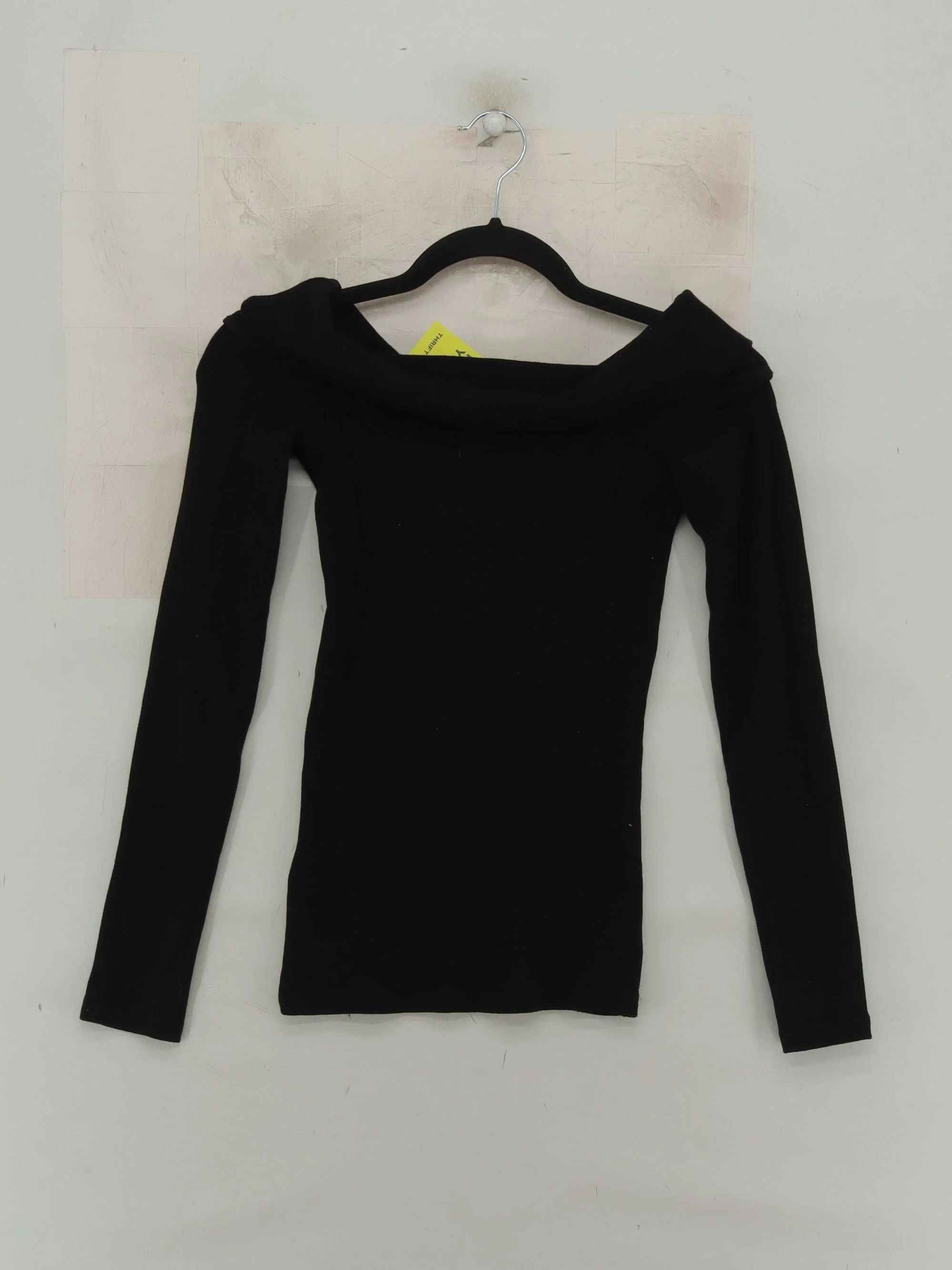 Mint Velvet Women's Top XS Black Cotton with Elastane Basic - Image 2