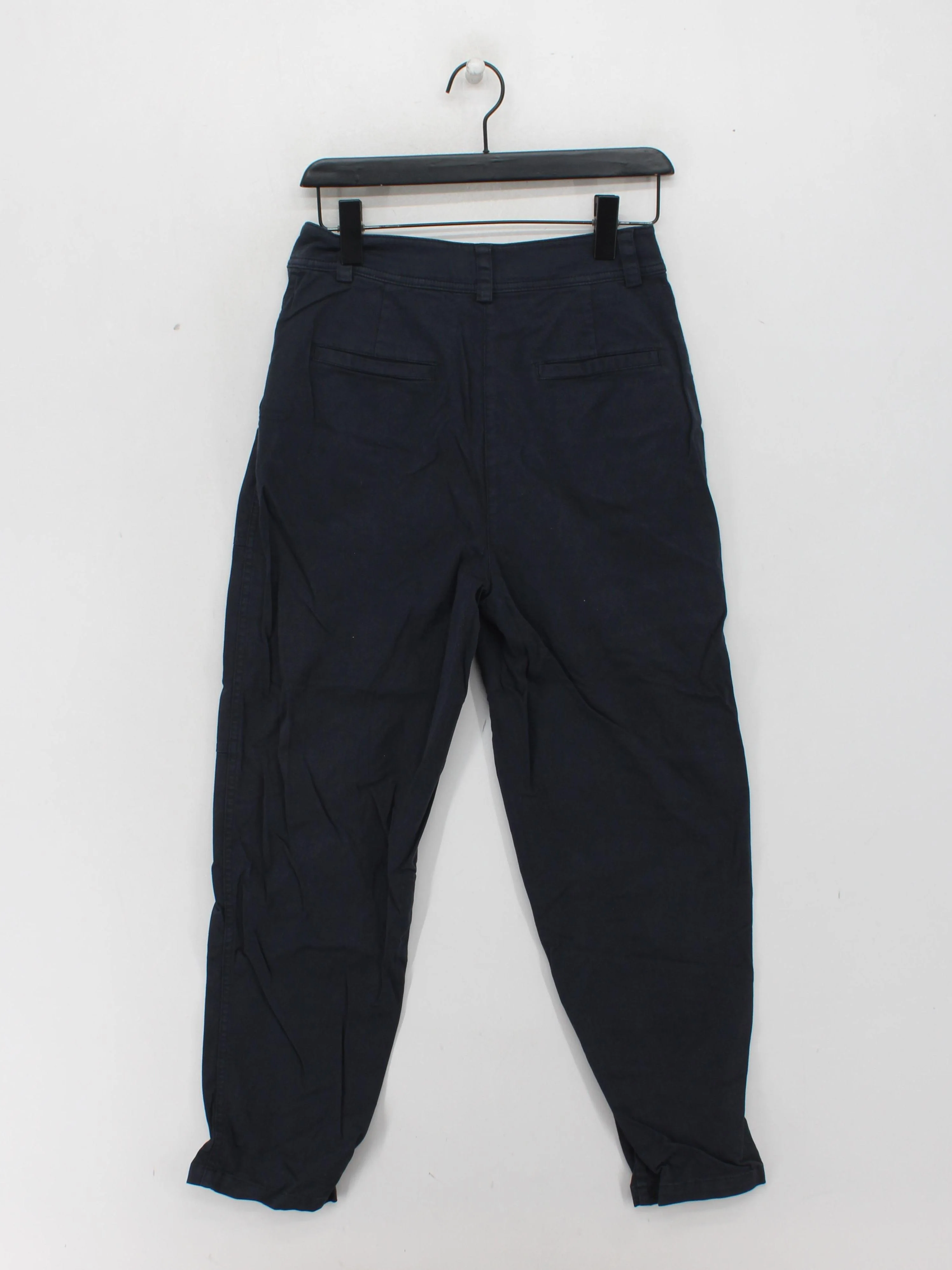 Mint Velvet Women's Trousers S Blue Cotton with Elastane Tapered Chino - Image 2