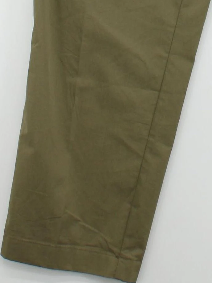 Mint Velvet Women's Trousers UK 10 Green 100% Cotton Wide-Leg Chino - Image 4