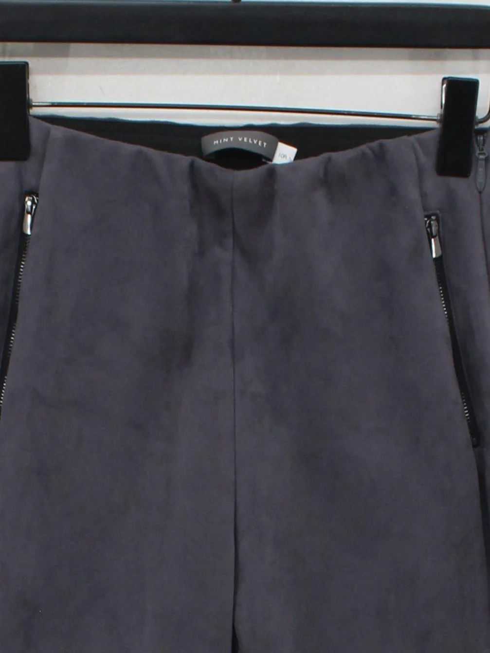 Mint Velvet Women's Trousers UK 10 Grey Polyester with Elastane Skinny Chino - Image 3