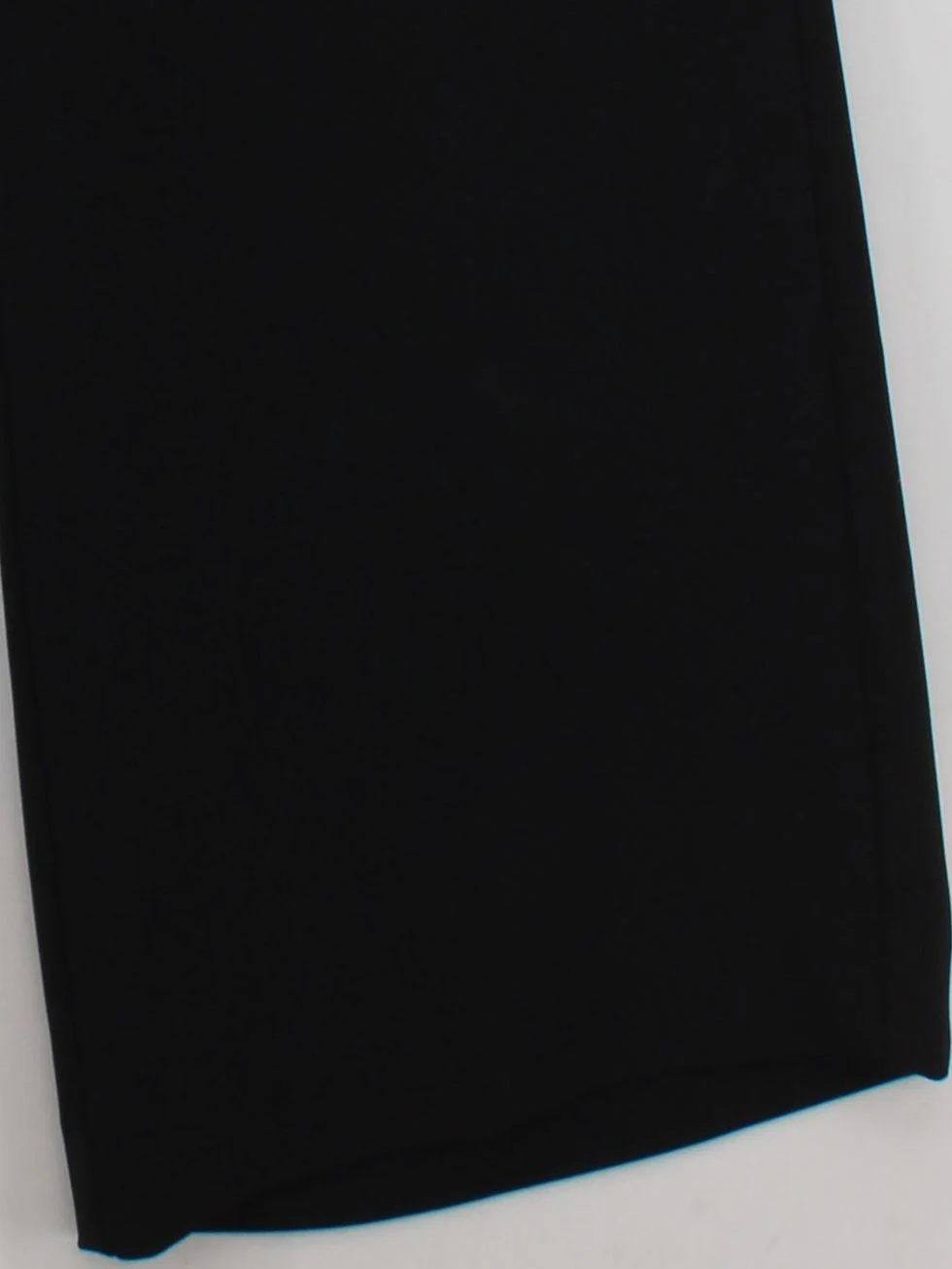 Mint Velvet Women's Trousers UK 12 Black 100% Polyester Wide-Leg Chino - Image 4
