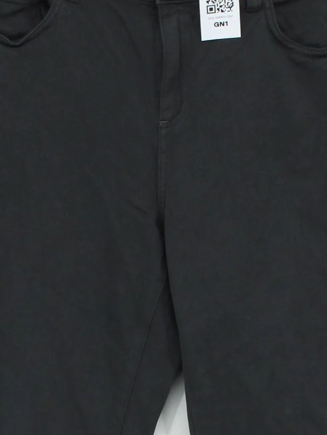 Mint Velvet Women's Trousers UK 14 Black Cotton - Image 3