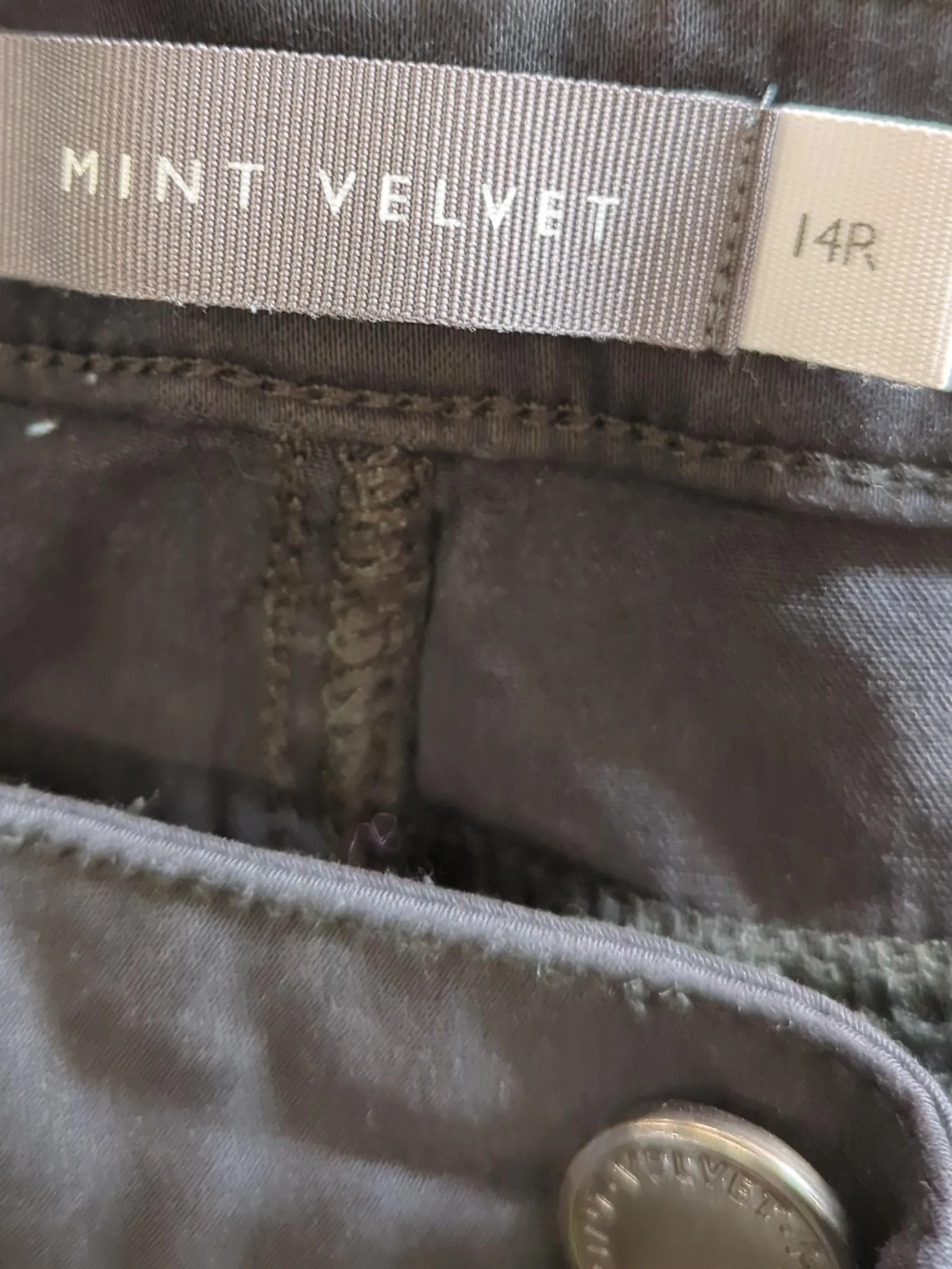 Mint Velvet Women's Trousers UK 14 Black Cotton - Image 5
