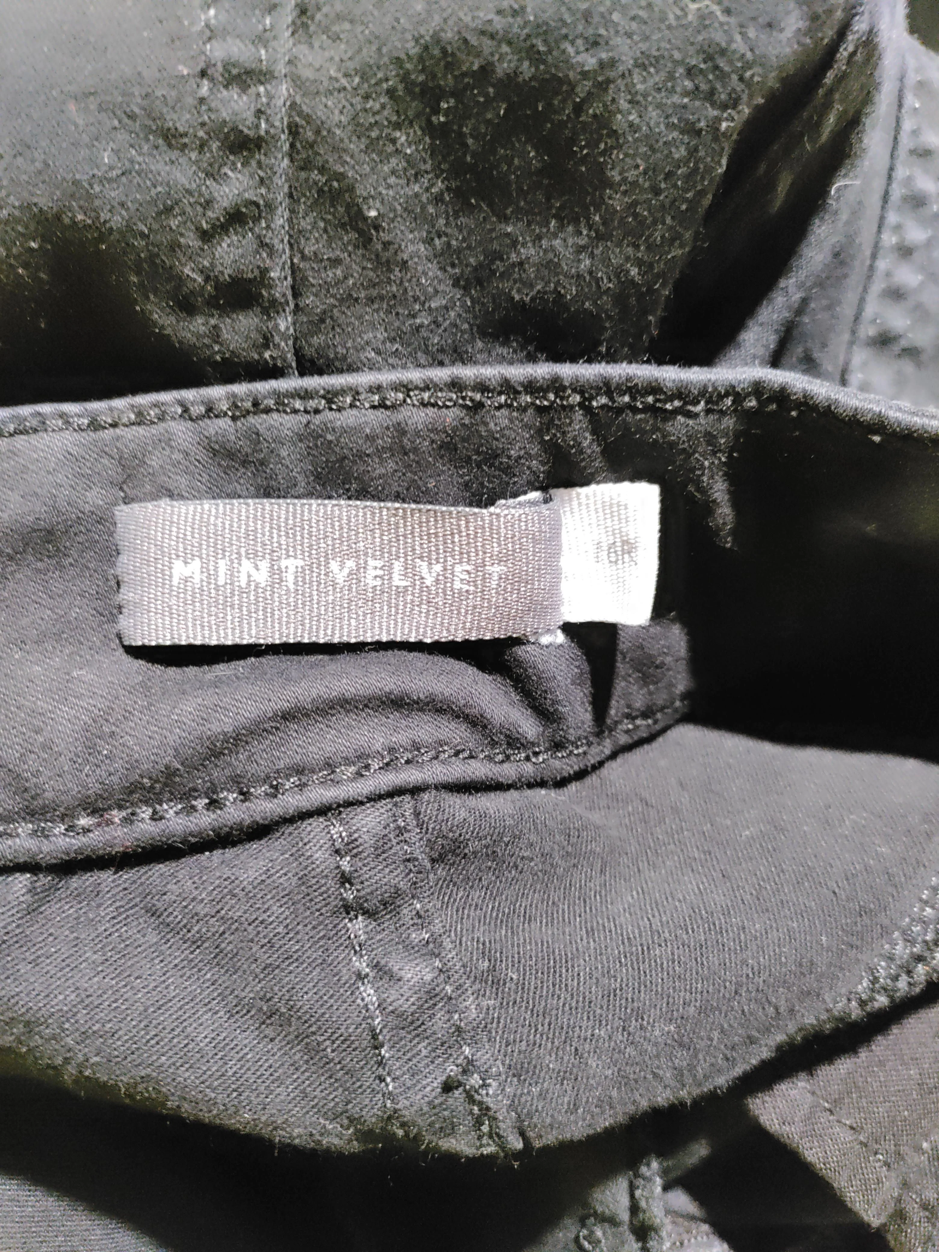 Mint Velvet Women's Trousers UK 16 Black Cotton with Elastane Skinny Chino - Image 5
