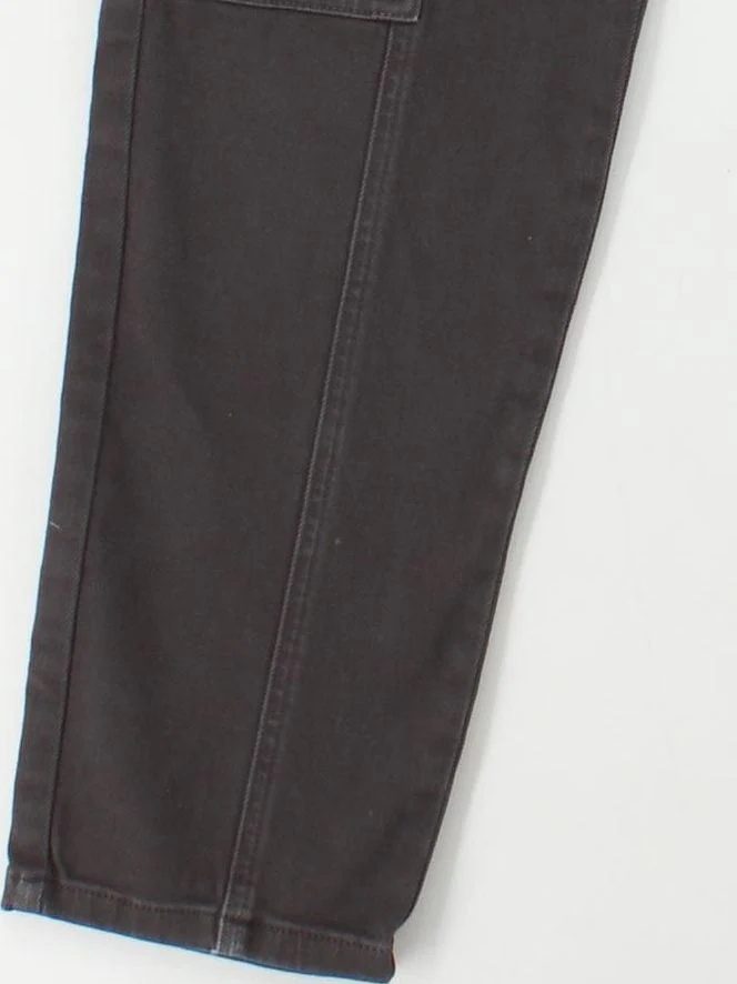 Mint Velvet Women's Trousers UK 16 Grey Cotton with Elastane, Animal Fur Cargo - Image 4