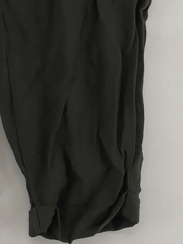 Mint Velvet Women's Trousers UK 18 Green Viscose with Polyamide Straight Cargo - Image 4