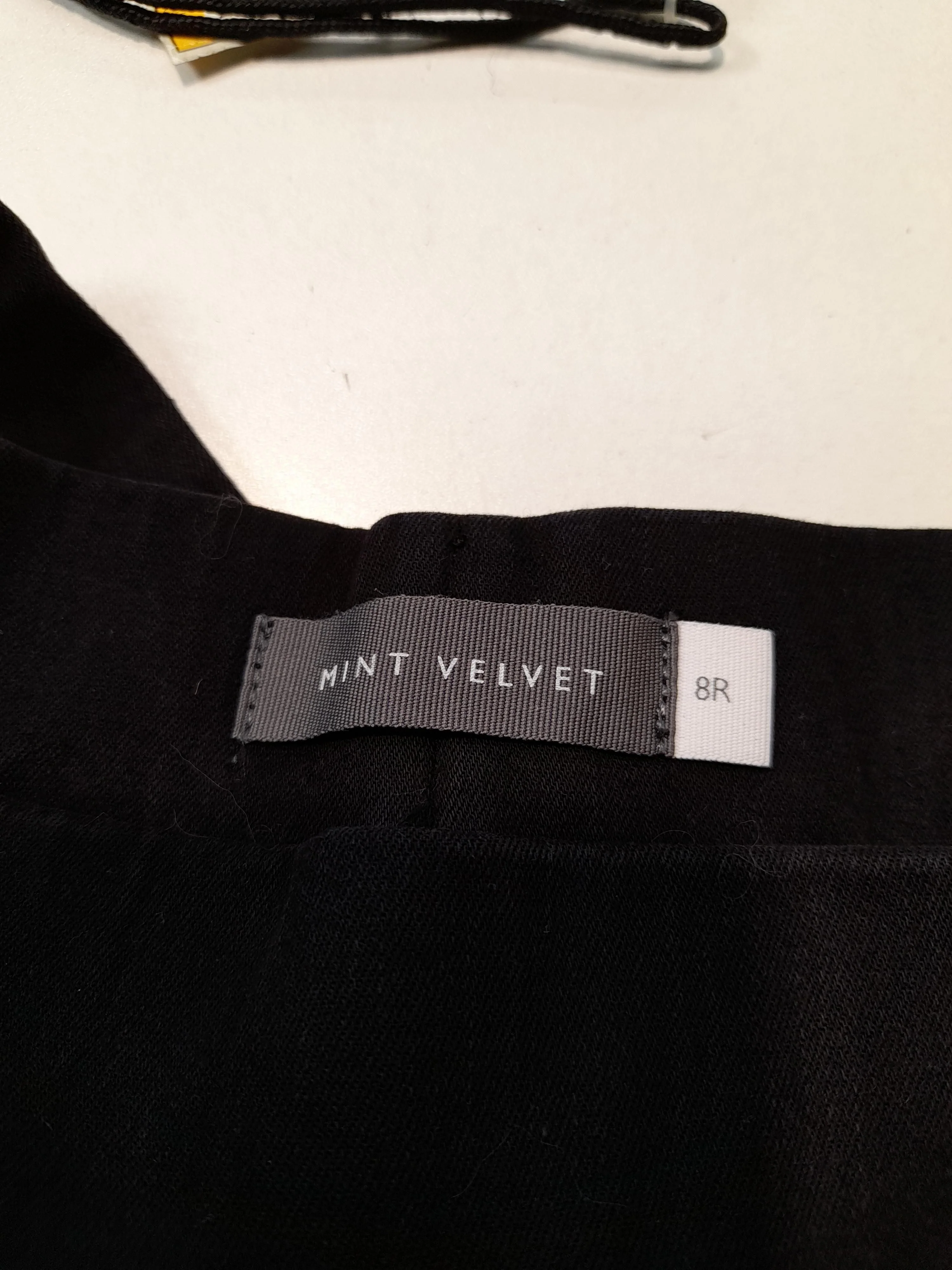 Mint Velvet Women's Trousers UK 8 Black Cotton with Elastane Skinny Chino - Image 6