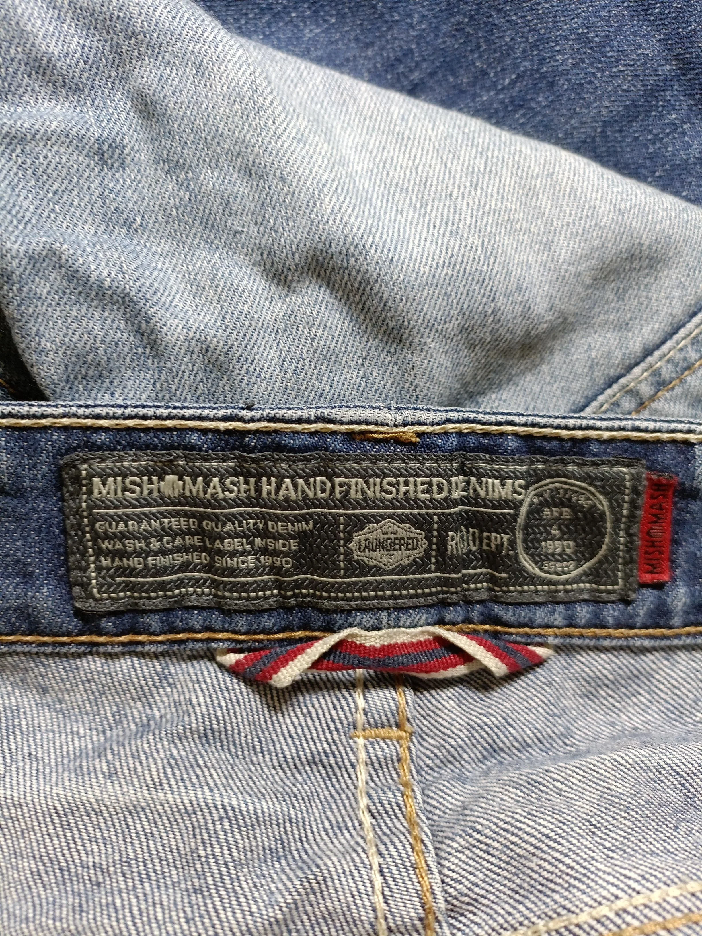 Mish Mash Men's Jeans XXXL Blue Cotton with Elastane Straight - Image 6