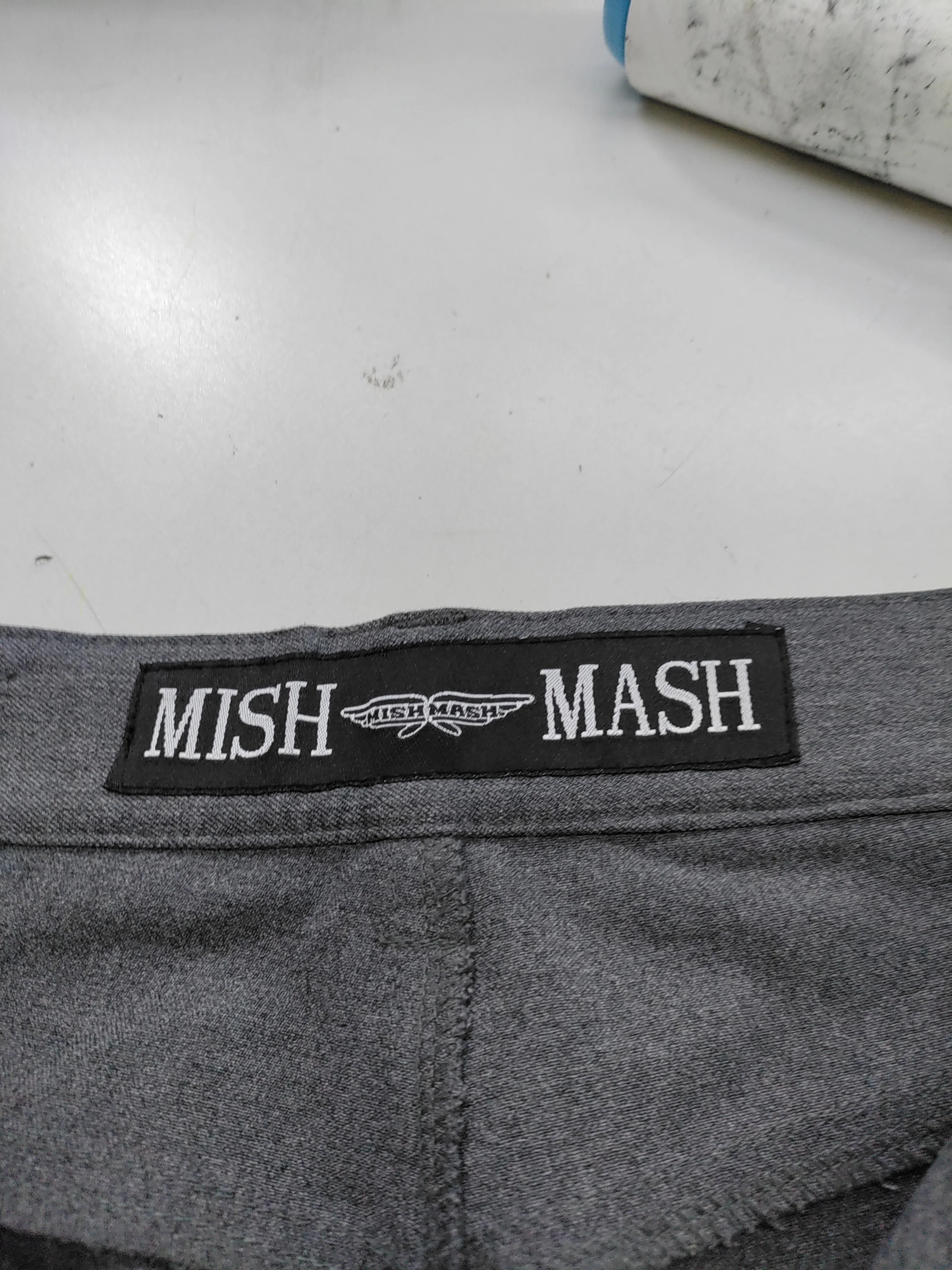 Mish Mash Men's Trousers W 32 in Grey Polyester with Viscose, Elastane Chino - Image 5