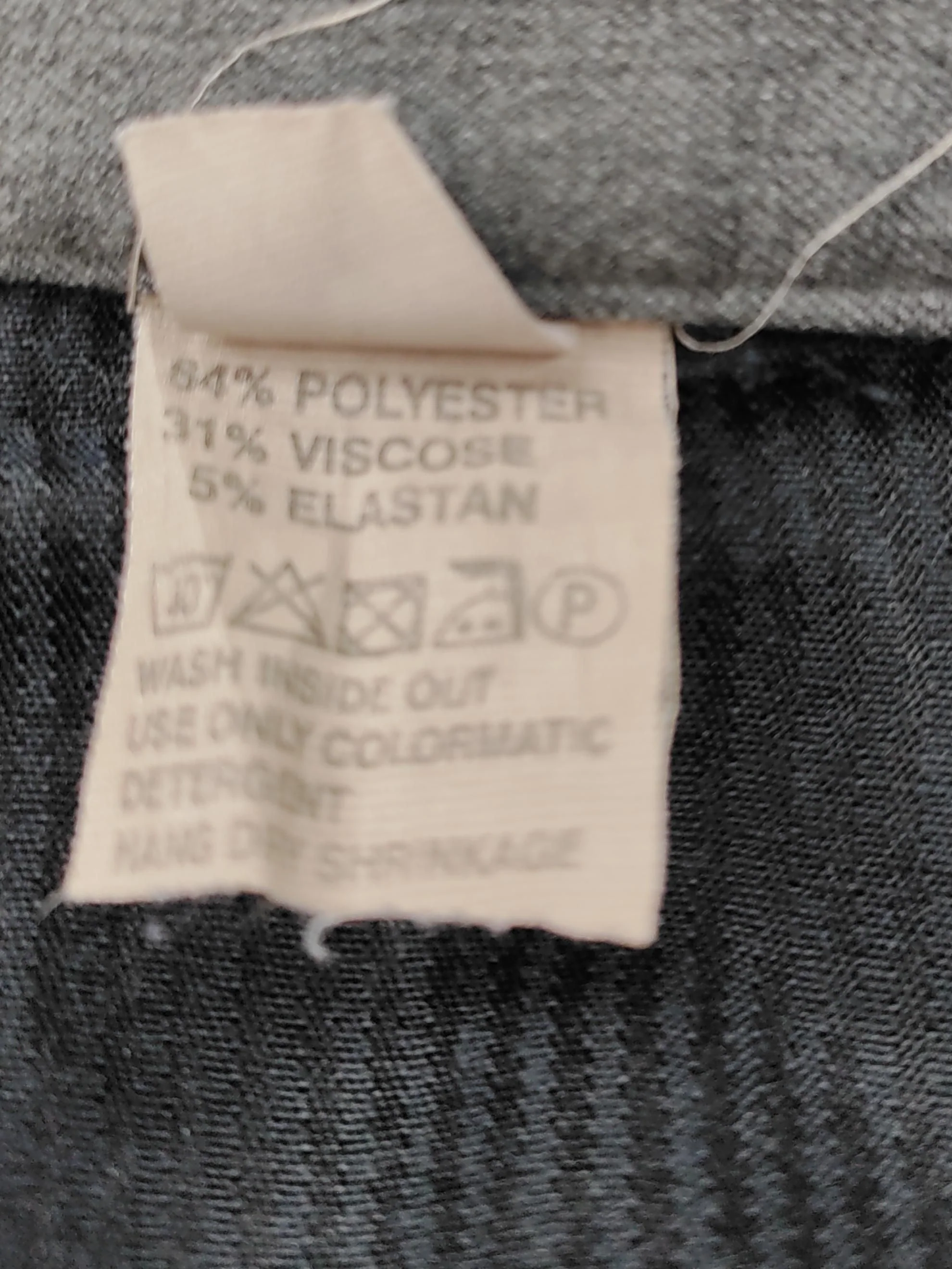 Mish Mash Men's Trousers W 32 in Grey Polyester with Viscose, Elastane Chino - Image 6