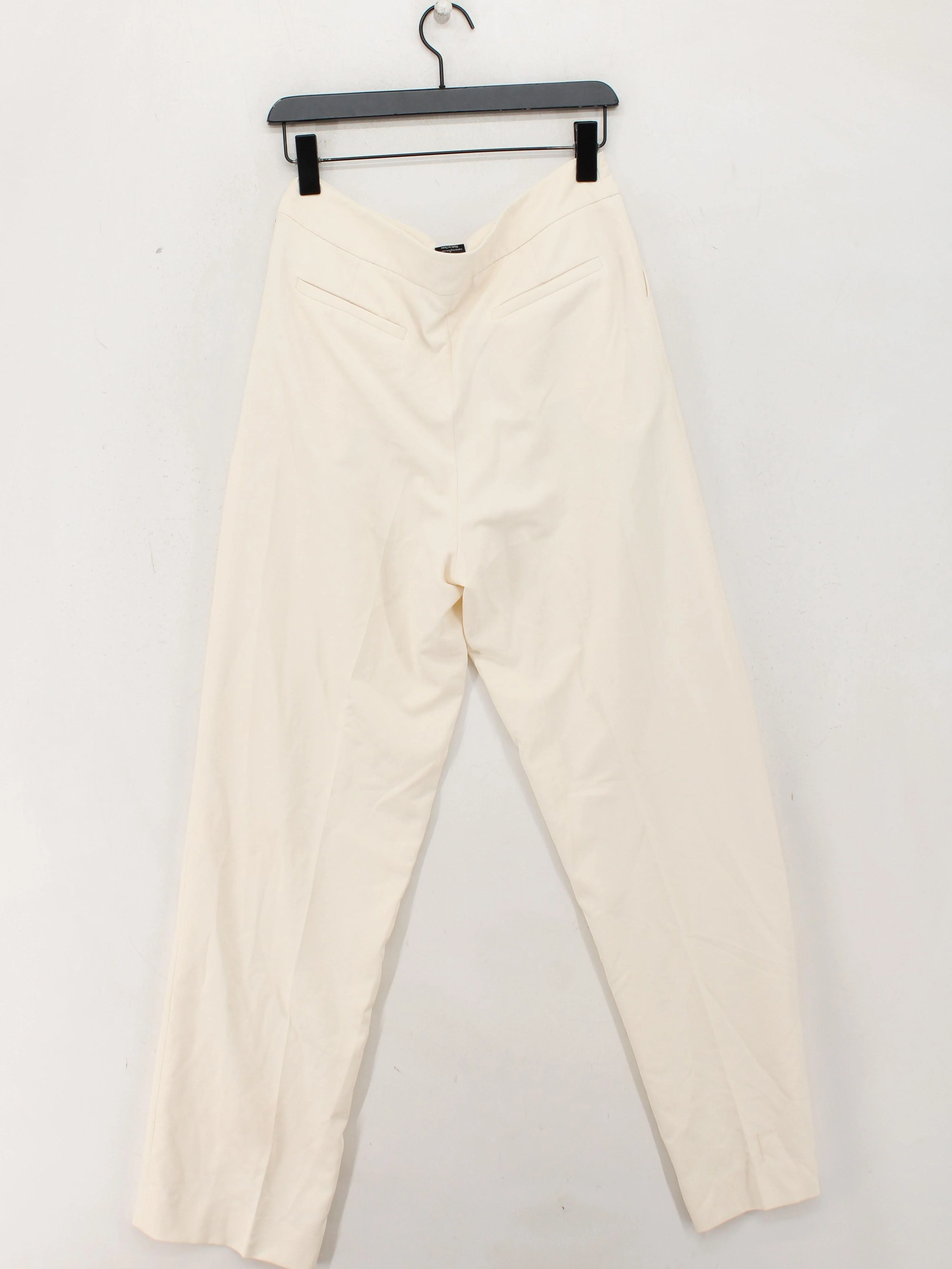 Misha Nonoo Women's Trousers UK 10 Cream 100% Other Wide-Leg Chino - Image 2