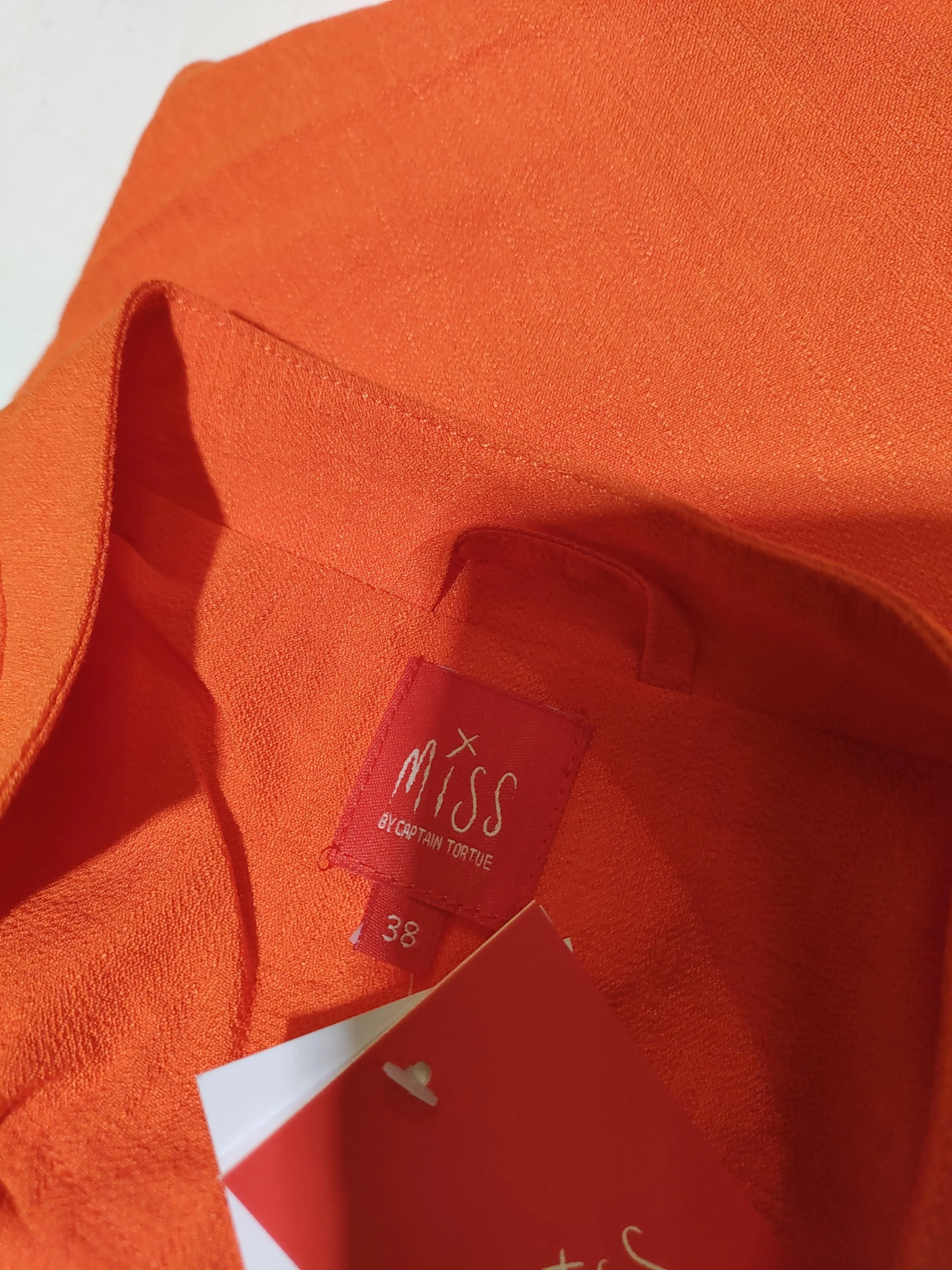 Miss by Captain Tortue Bomber Jacket jacket orange - Image 5