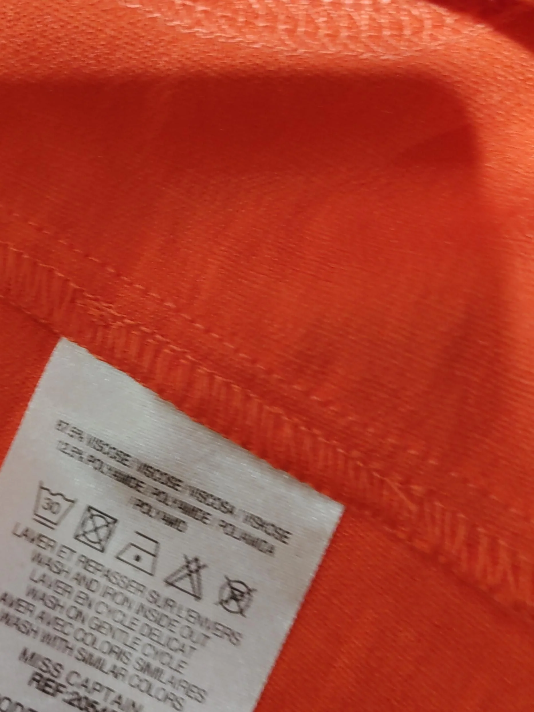 Miss by Captain Tortue Bomber Jacket jacket orange - Image 6