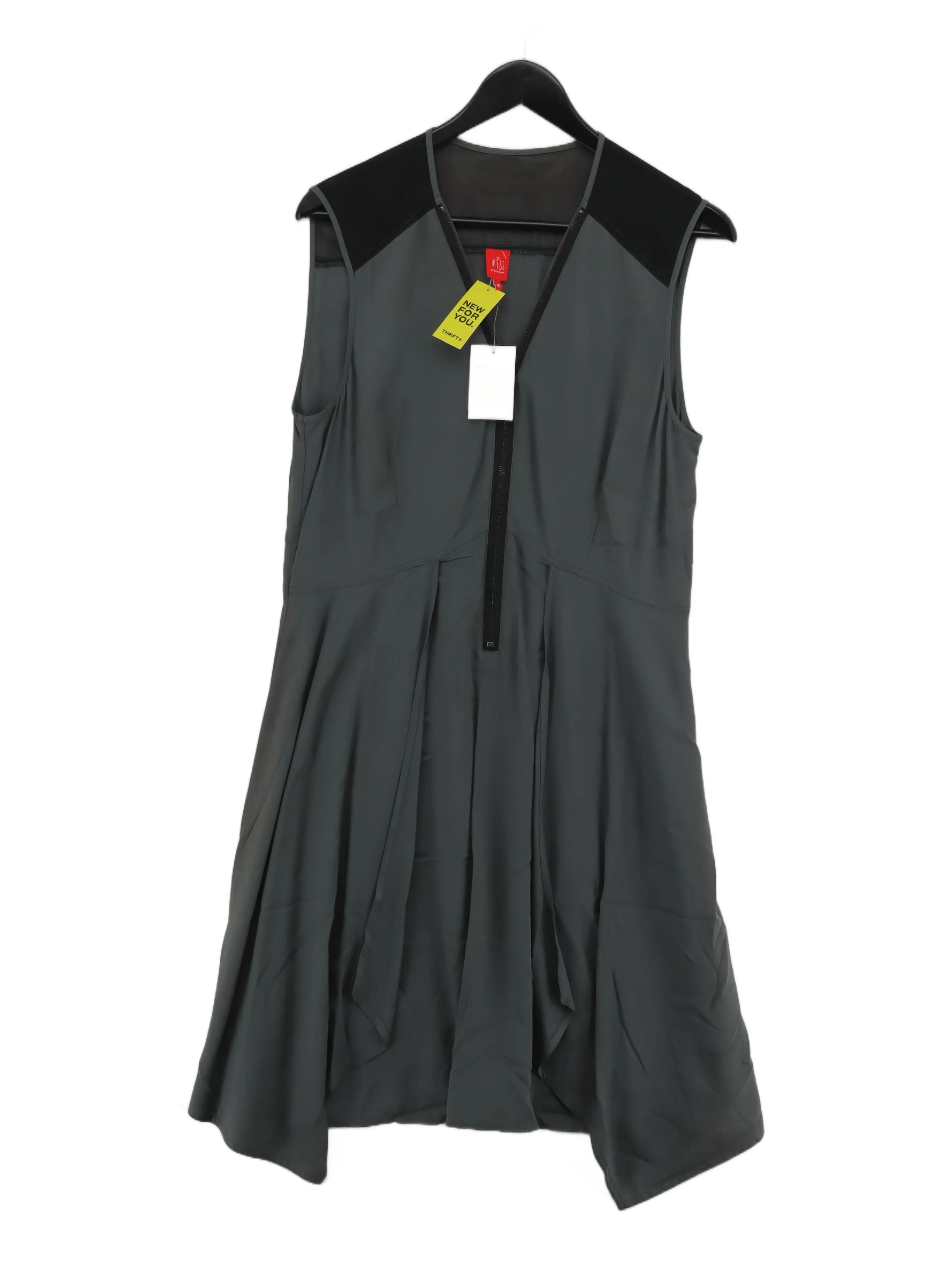 Miss by Captain Tortue Shirt Midi Dress in Grey