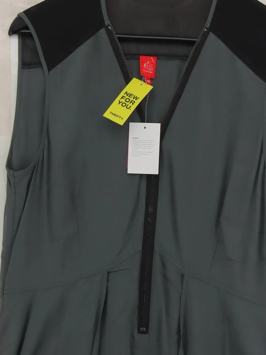 Miss by Captain Tortue Shirt Midi Dress in Grey - Image 3
