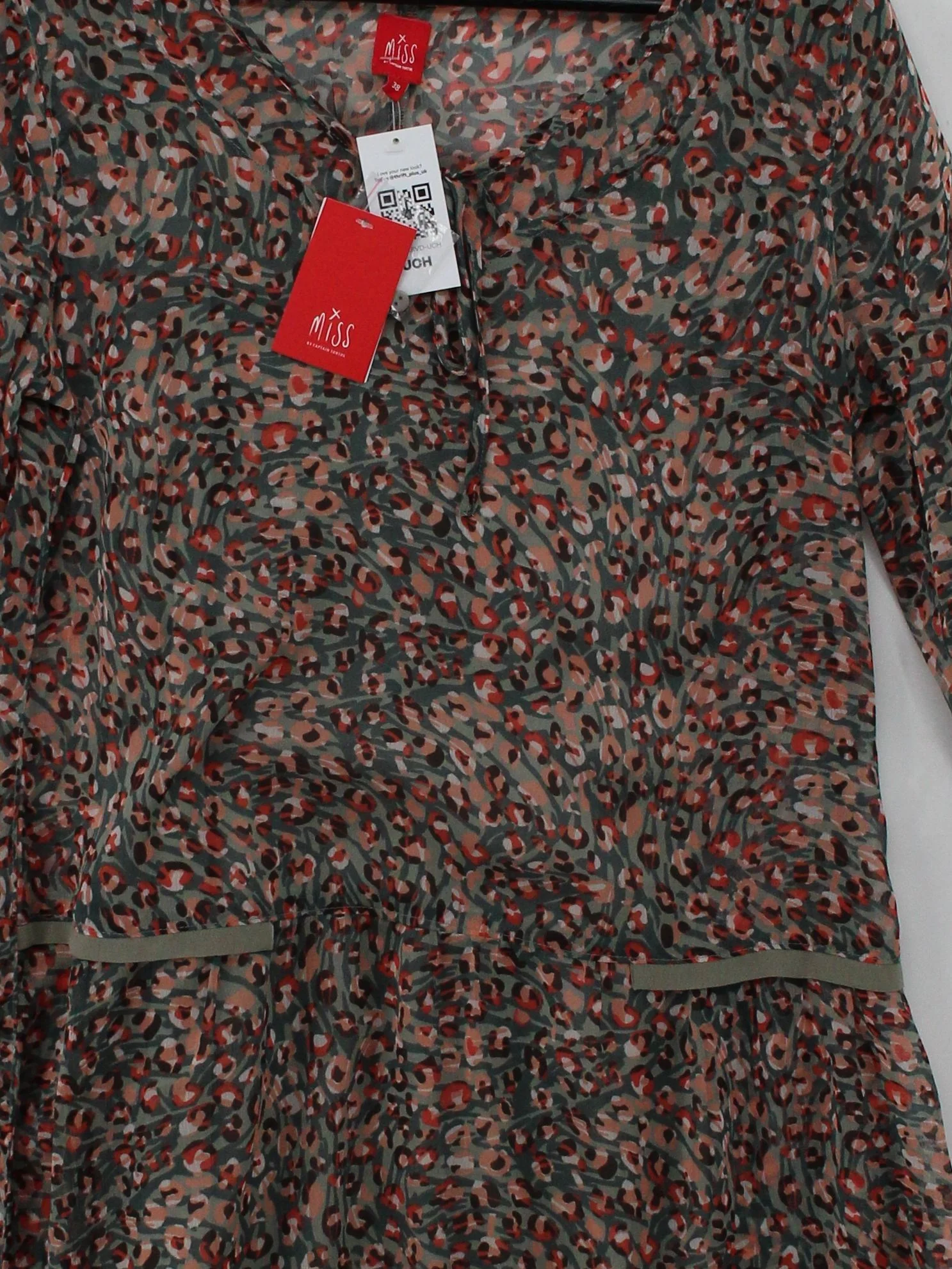 Miss by Captain Tortue Shirt Mini Dress UK10 in Multi - Image 3