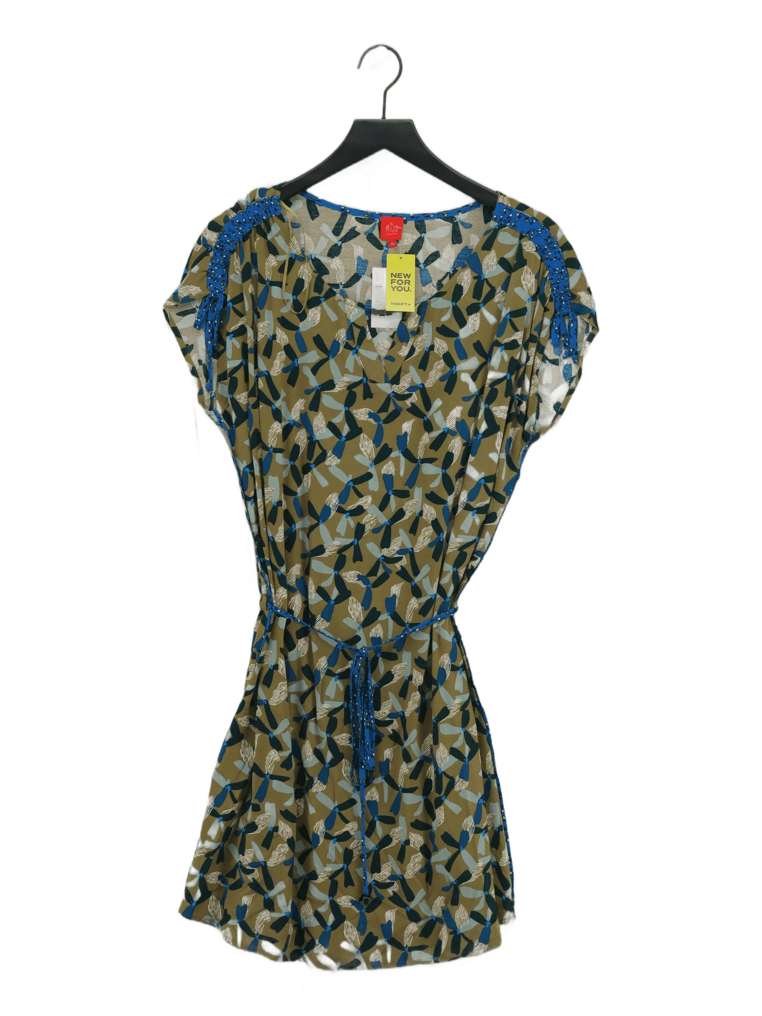 Miss by Captain Tortue T-Shirt Mini Dress UK12 in Multi