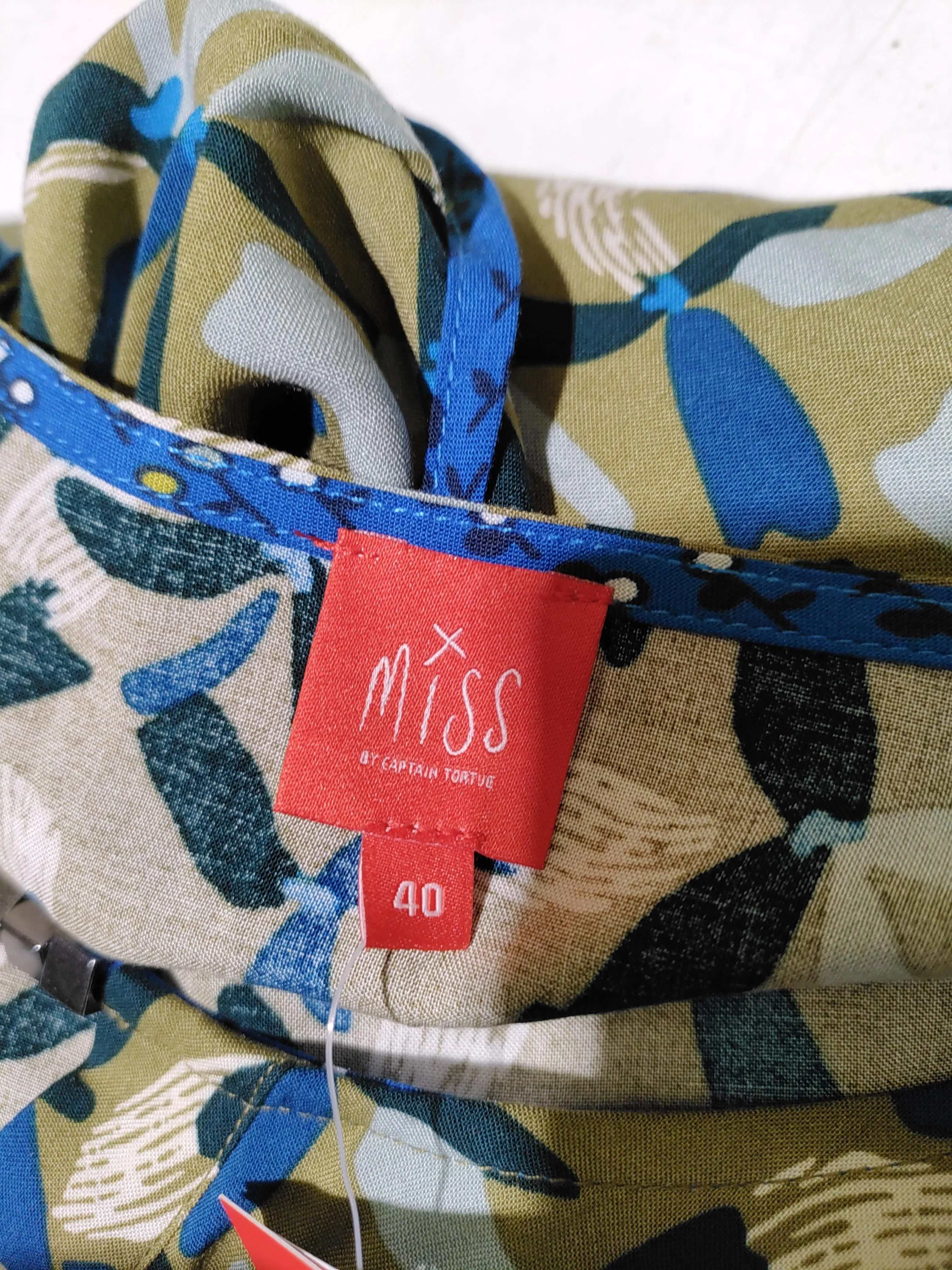 Miss by Captain Tortue T-Shirt Mini Dress UK12 in Multi - Image 5