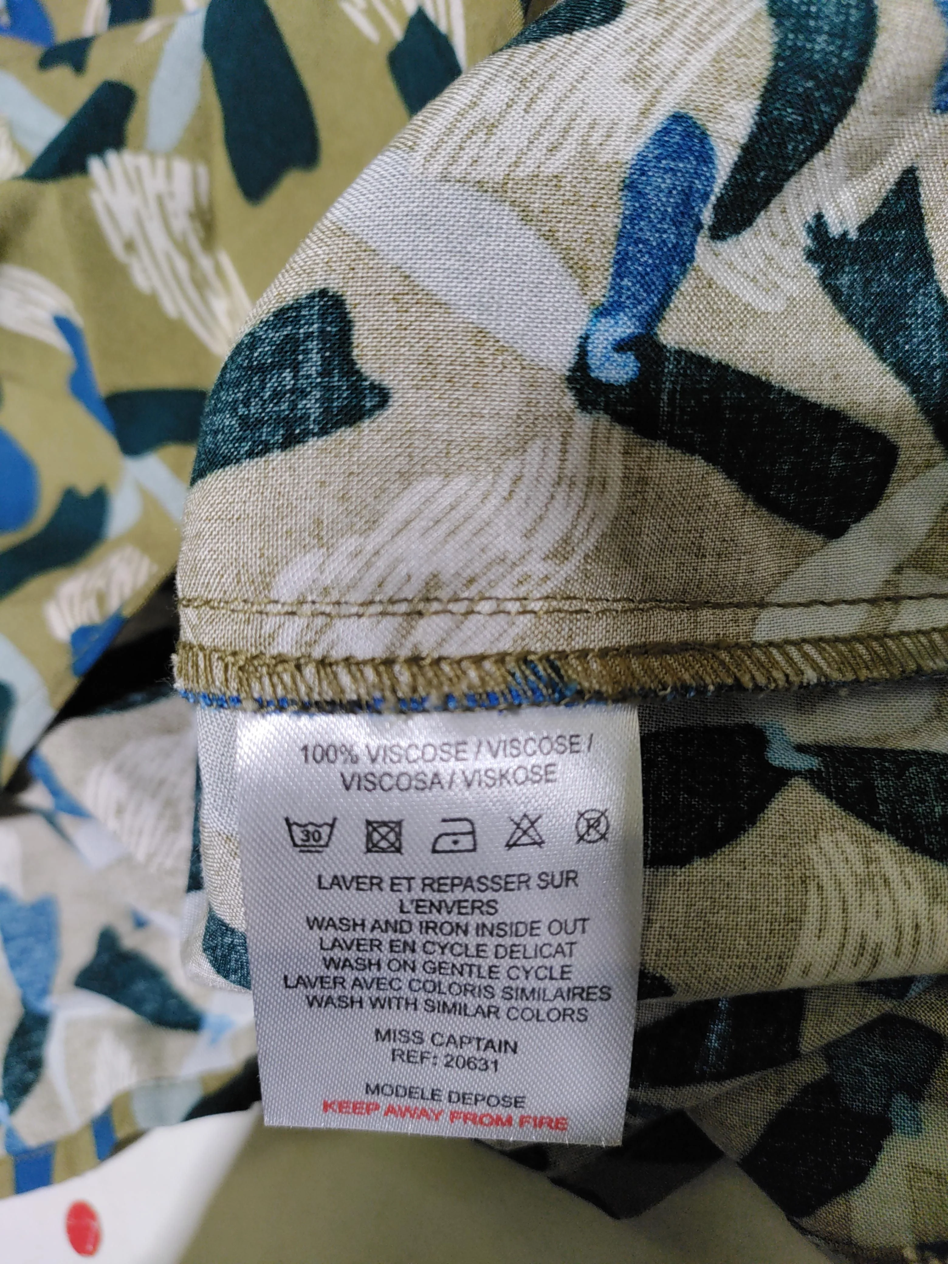 Miss by Captain Tortue T-Shirt Mini Dress UK12 in Multi - Image 6