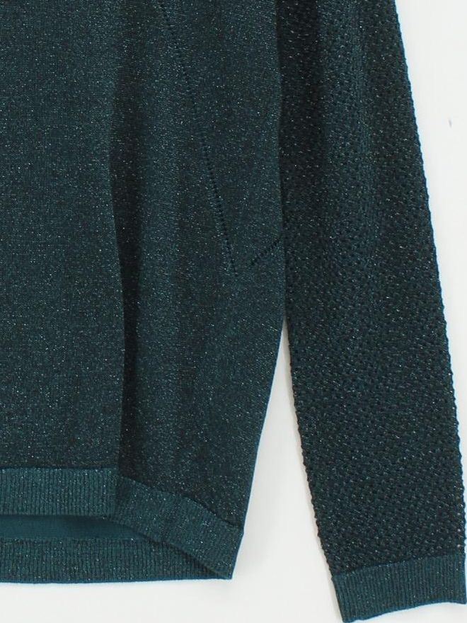 Miss By Captain Tortue Women's Jumper L Green Viscose - Image 4
