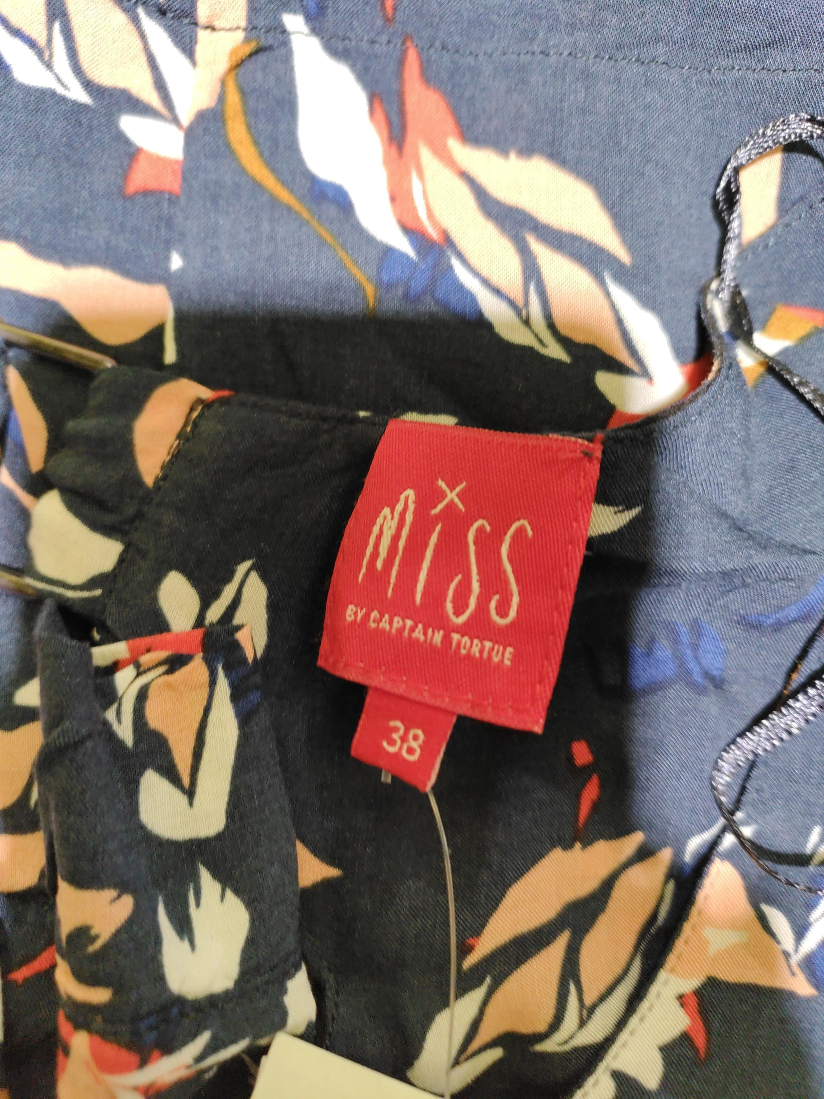 Miss By Captain Tortue Women's Top S Multi 100% Viscose Basic - Image 5