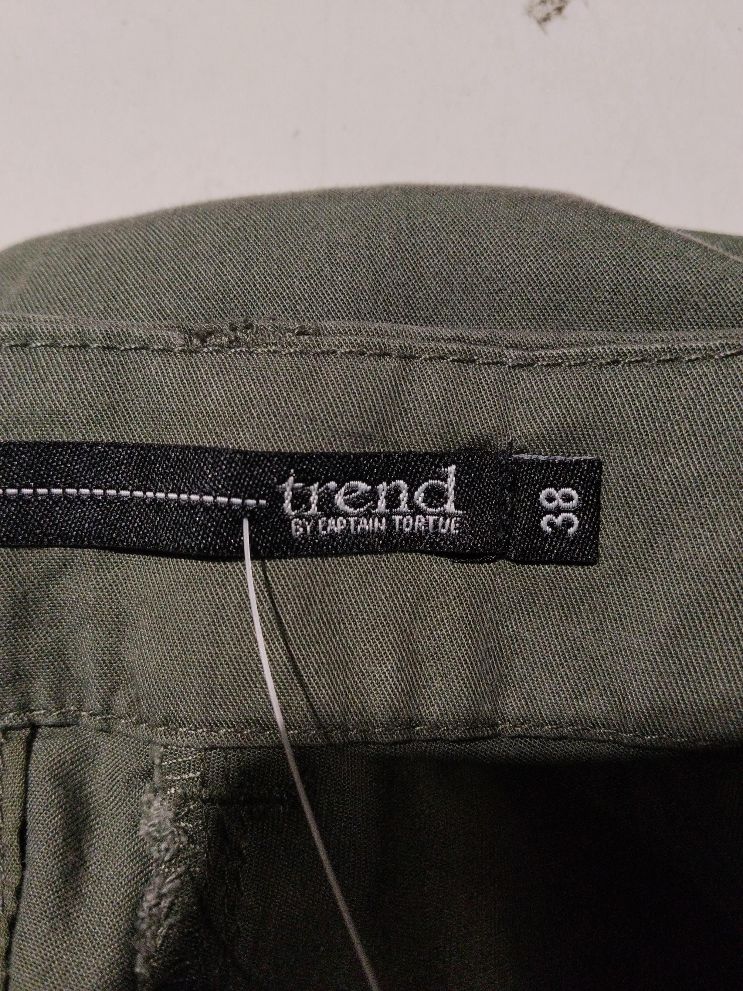 Miss By Captain Tortue Women's Trousers UK 10 Green 100% Lyocell Modal - Image 5