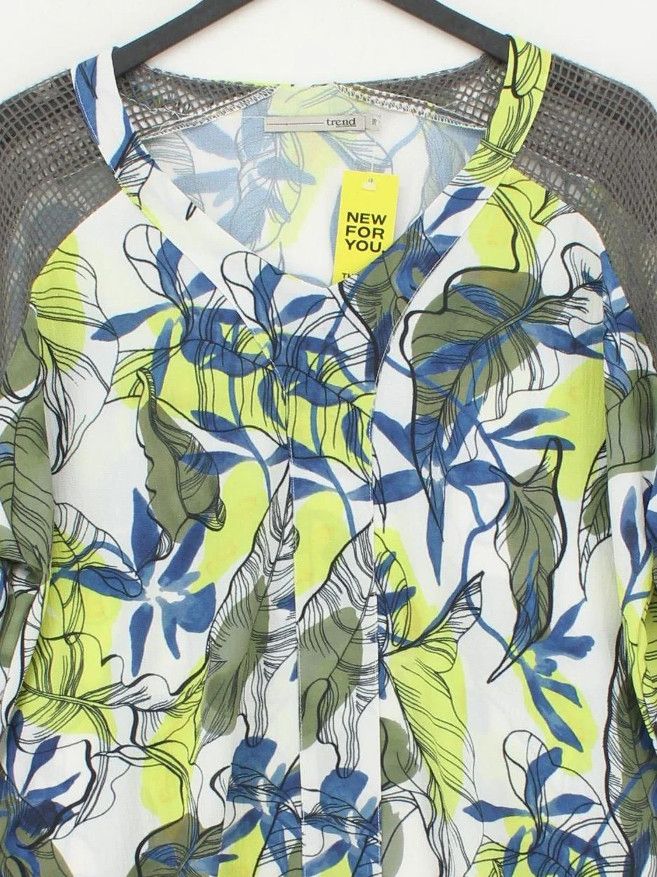 Miss Captain Trend Women's Blouse UK 10 Multi Polyester New with tags - Image 3