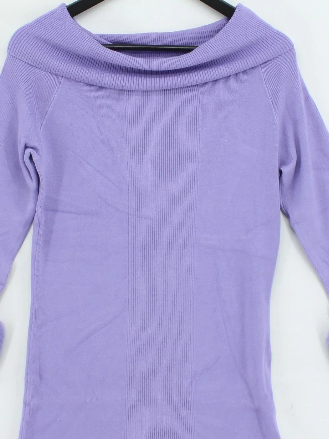 Miss Selfridge Jumper Mini Dress UK18 in Purple RRP £32.5 - Image 3