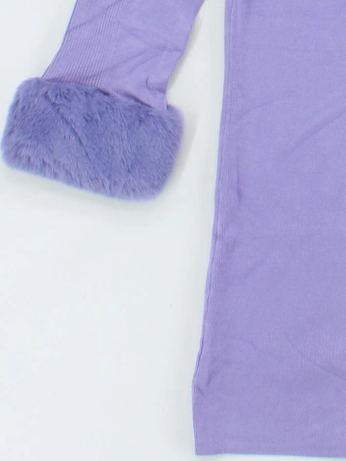 Miss Selfridge Jumper Mini Dress UK18 in Purple RRP £32.5 - Image 4