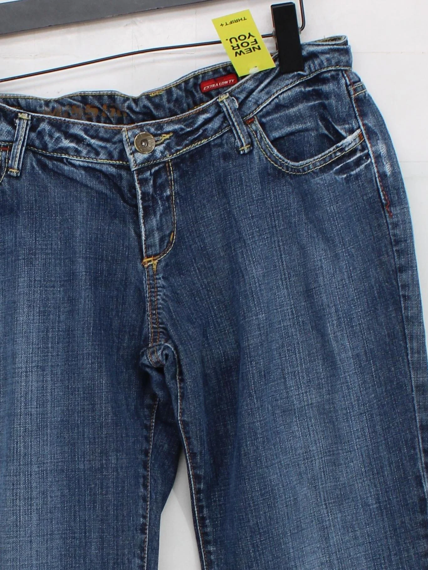 Miss Sixty Men's Jeans L Blue 100% Cotton Wide-Leg - Image 3