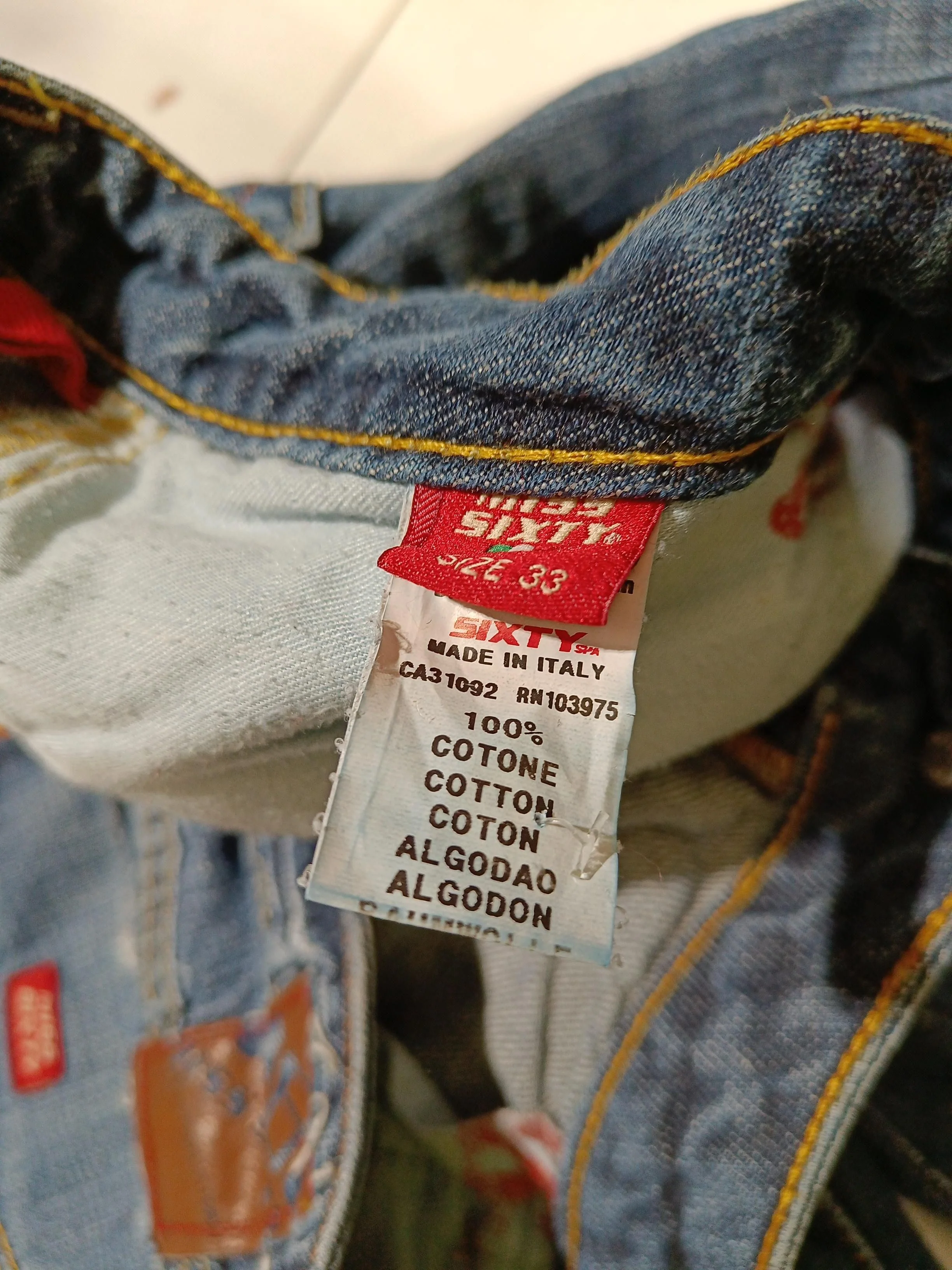 Miss Sixty Men's Jeans L Blue 100% Cotton Wide-Leg - Image 6