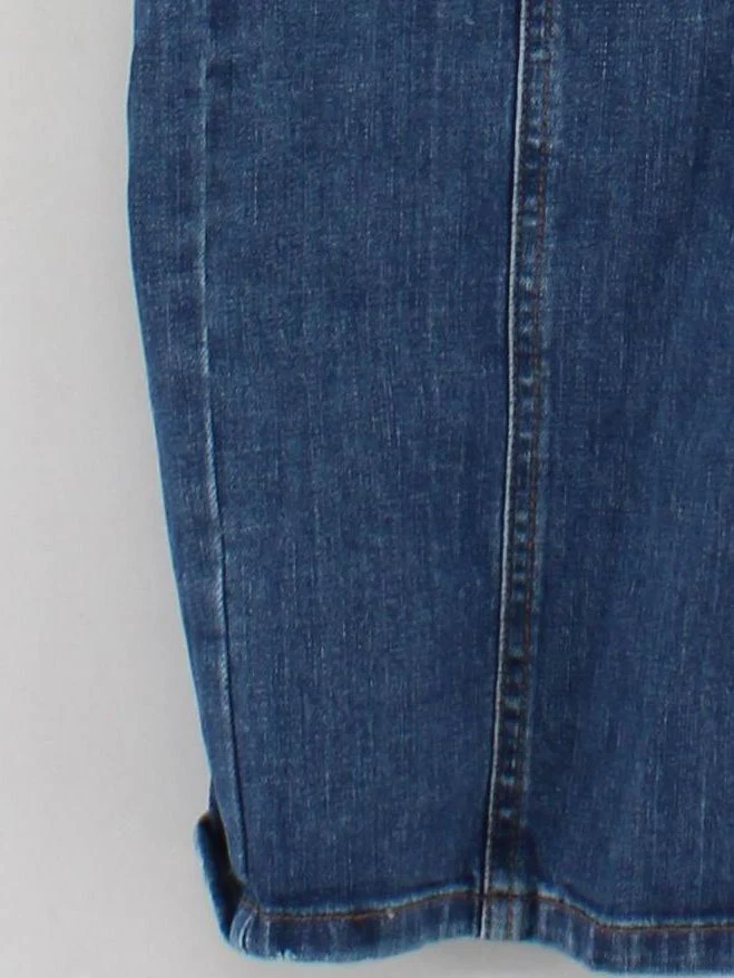 Miss Sixty Pinafore/Dungaree Midi Dress M in Blue - Image 4