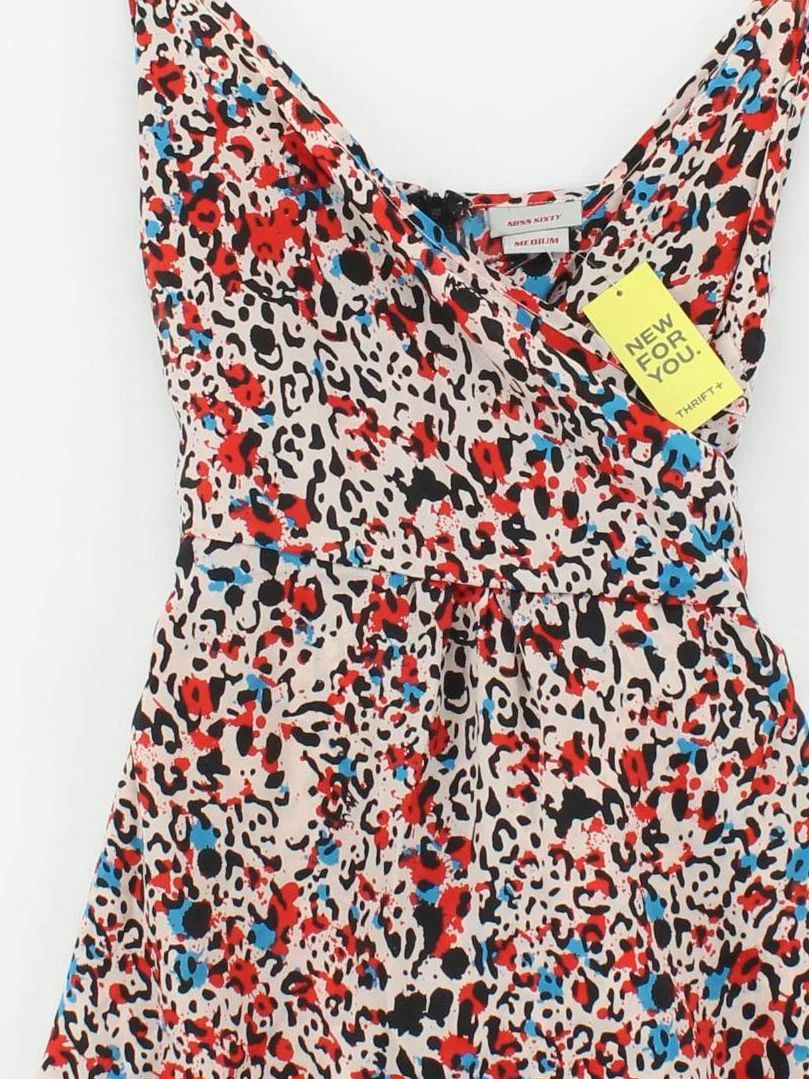 Miss Sixty Slip Mini Dress UK10 in Multi - Image 3