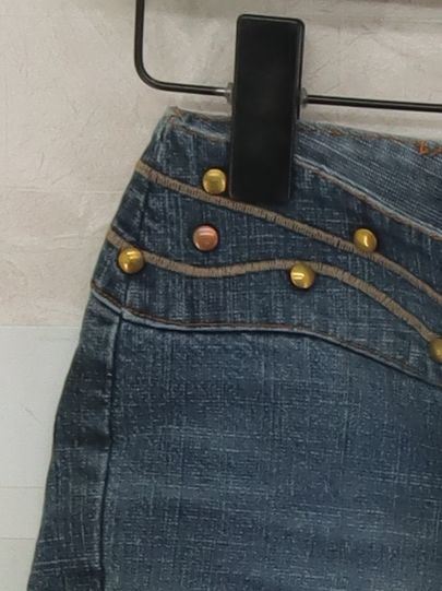 Miss Sixty Women's Shorts W 28 in Blue 100% Cotton Cut-Off - Image 4