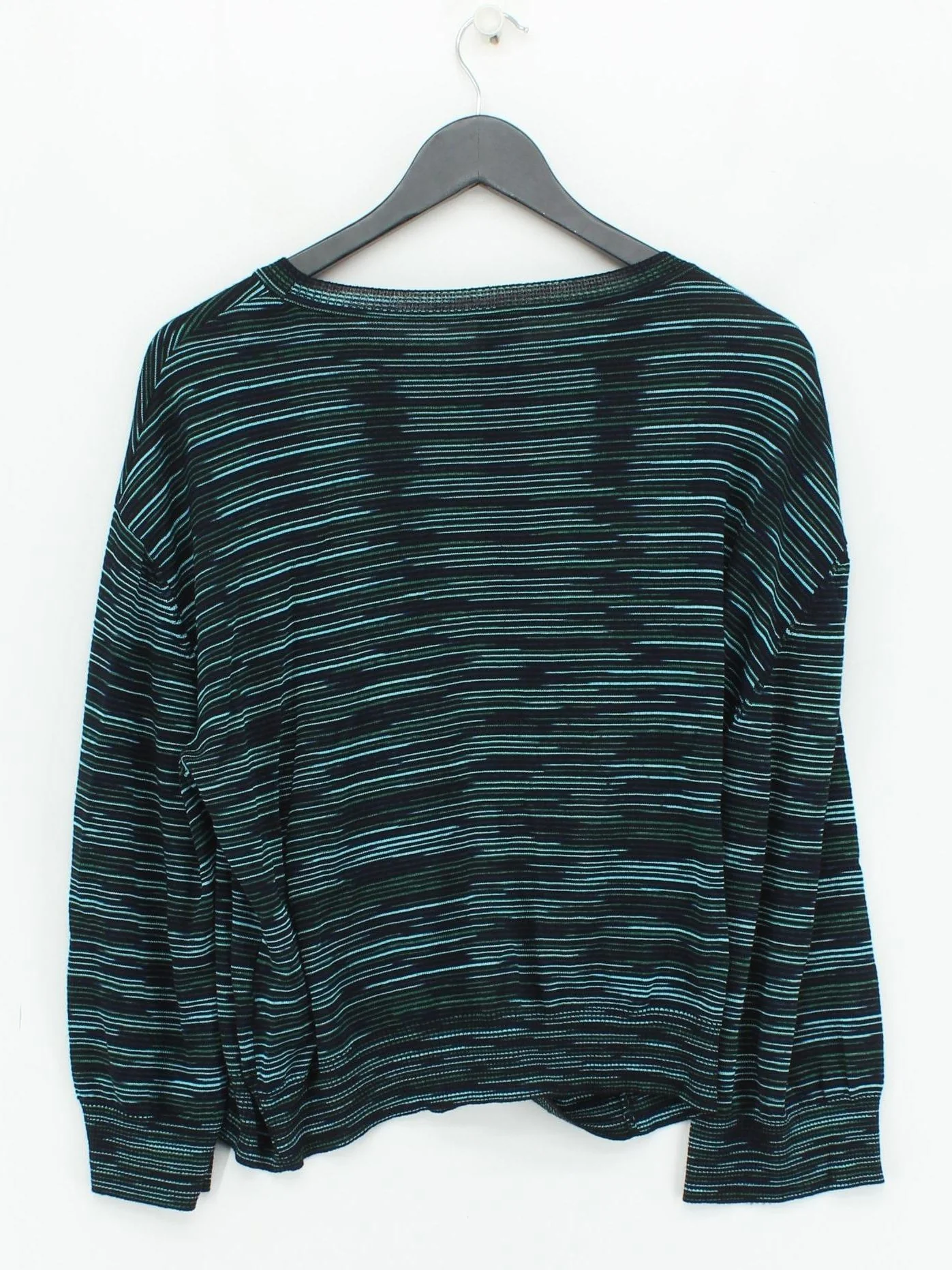 Missoni Men's Jumper M Multi Striped Wool with Viscose Round Neck Pullover - Image 2