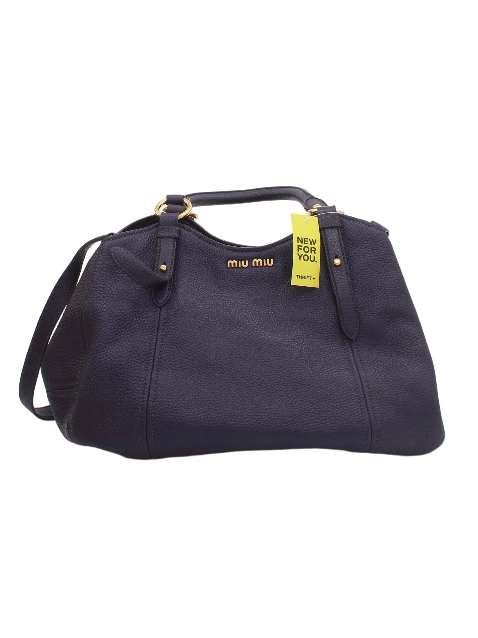 Miu Miu Women's Bag Purple 100% Leather Shoulder Bag