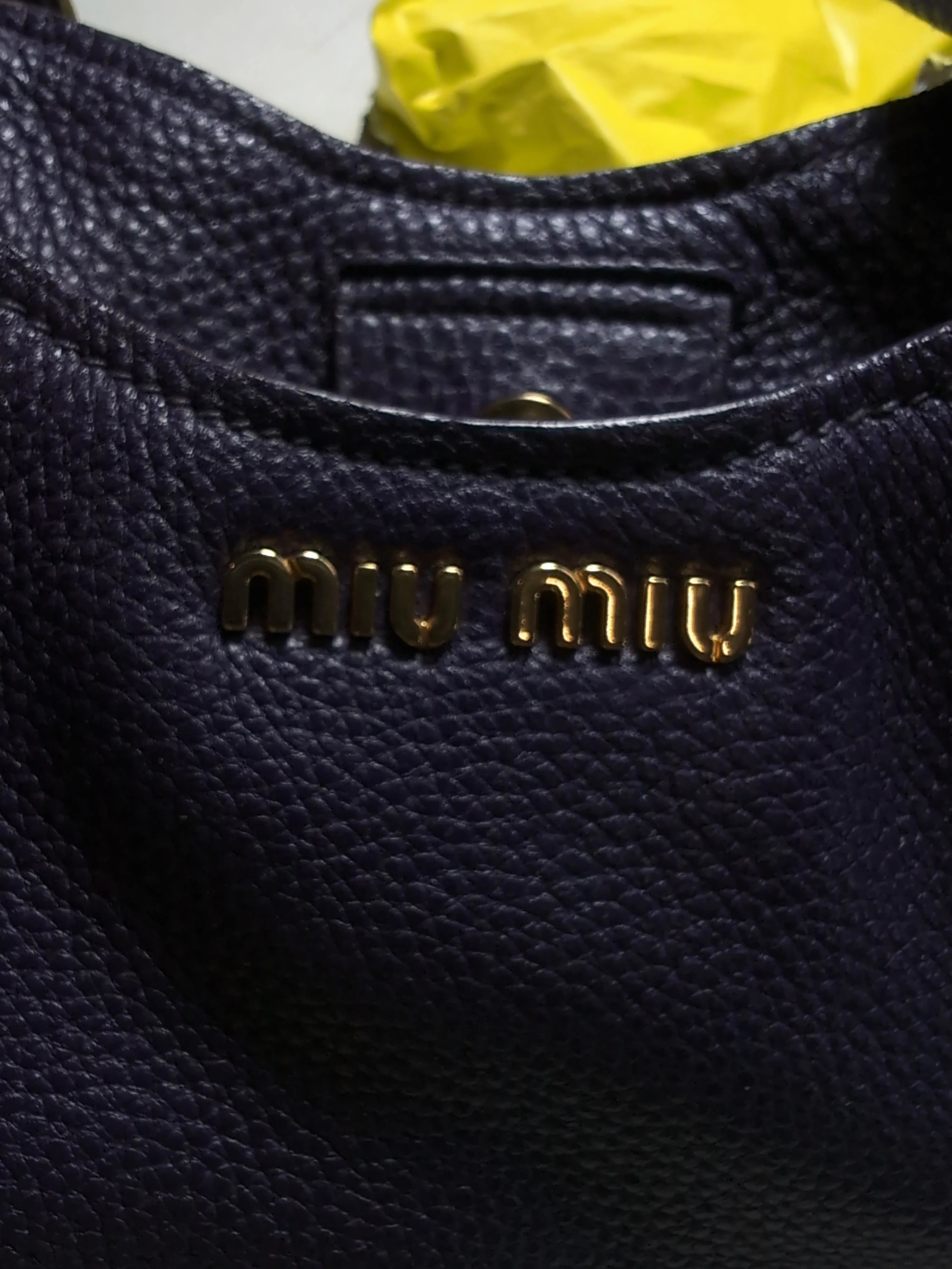 Miu Miu Women's Bag Purple 100% Leather Shoulder Bag - Image 6