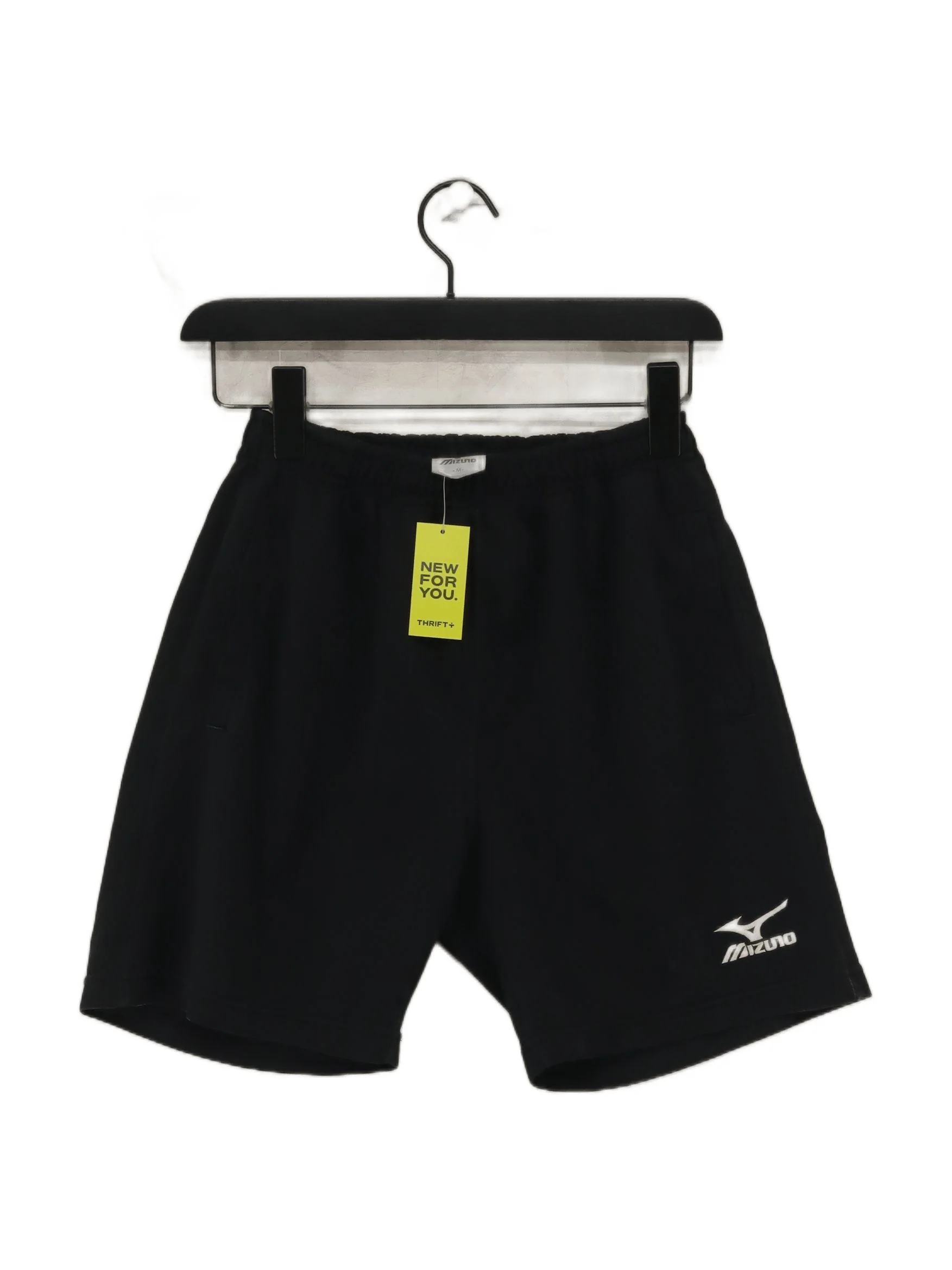Mizuno Men's Shorts M Black 100% Polyester Sweat