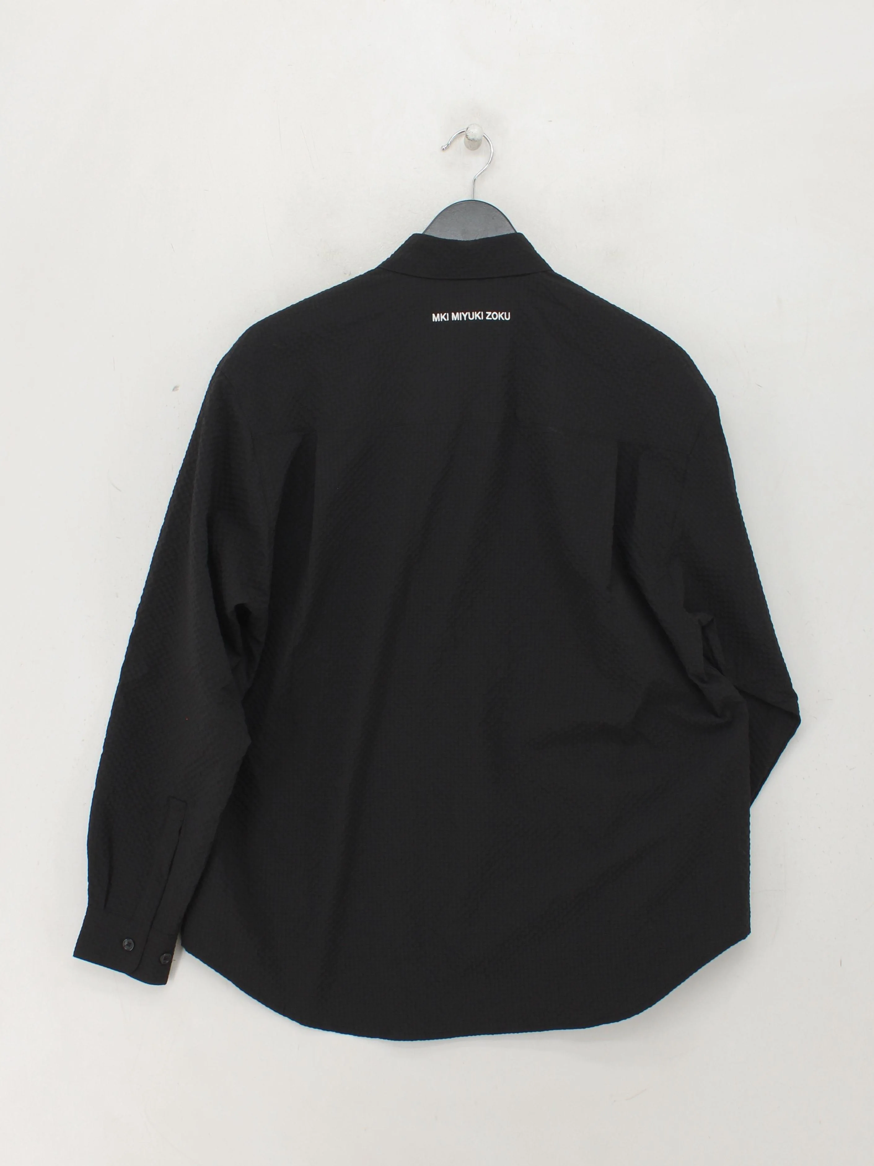 MKI MIYUKI ZOKU Men's Shirt S Black 100% Polyester Basic - Image 2