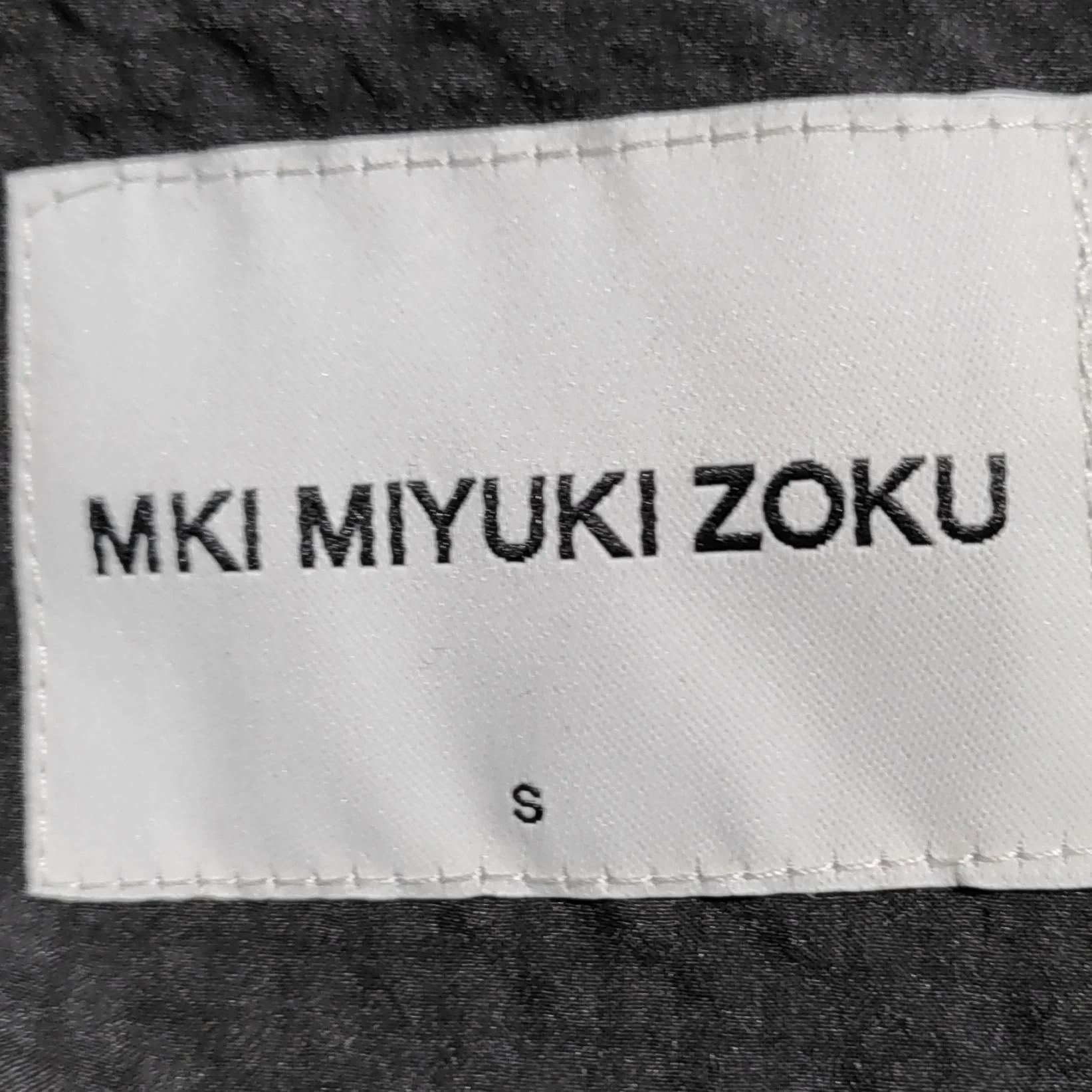 MKI MIYUKI ZOKU Men's Shirt S Black 100% Polyester Basic - Image 5
