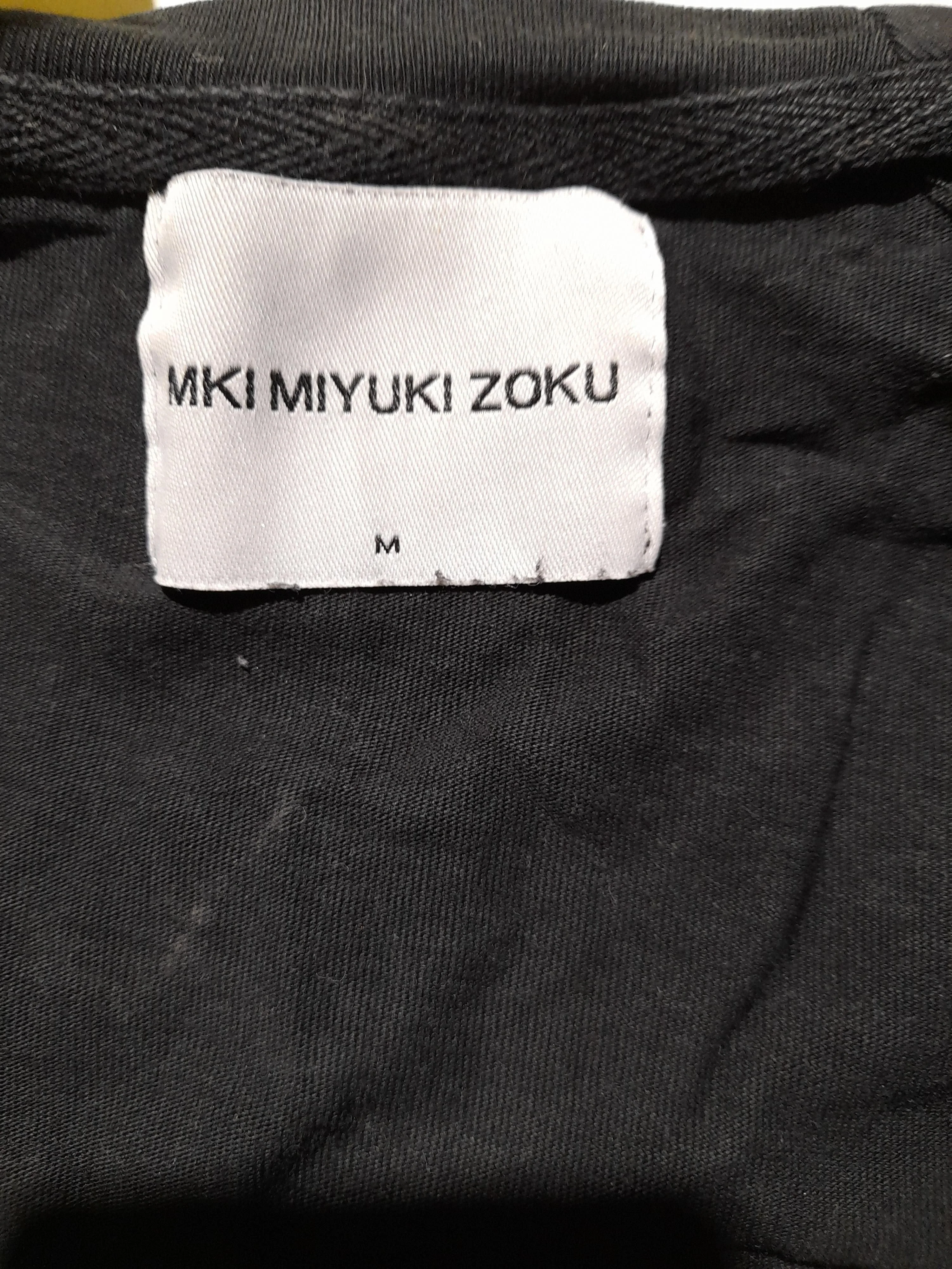 MKI MIYUKI ZOKU Men's T-Shirt M Black 100% Cotton Basic - Image 5