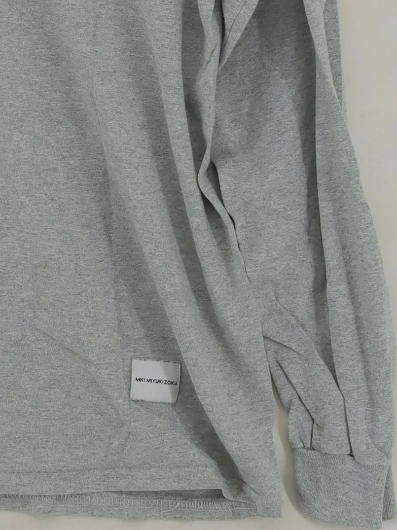 MKI MIYUKI ZOKU Men's T-Shirt M Grey Graphic 100% Cotton Basic - Image 4